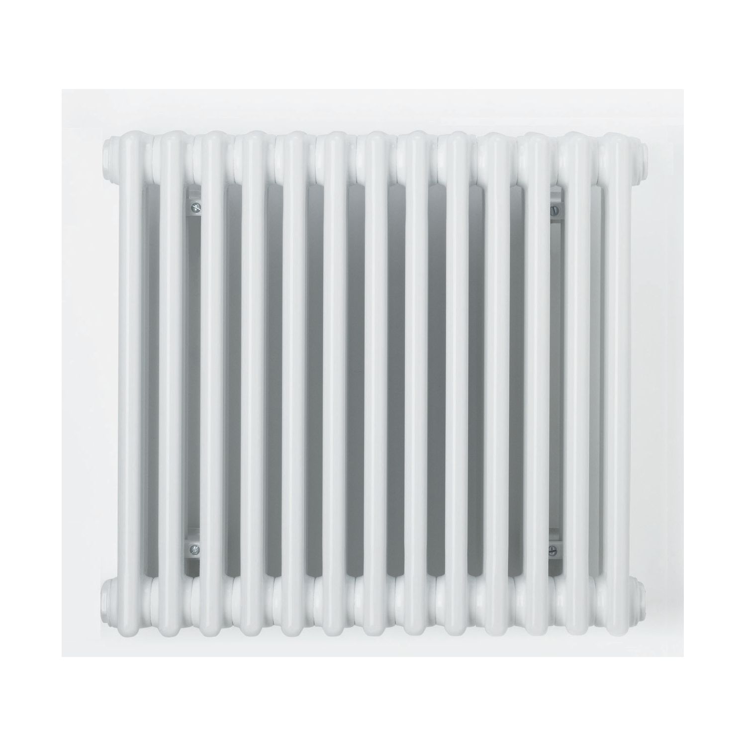 Acova 600mm x 628mm 2701BTU White Horizontal 3 Column Radiator (64077)