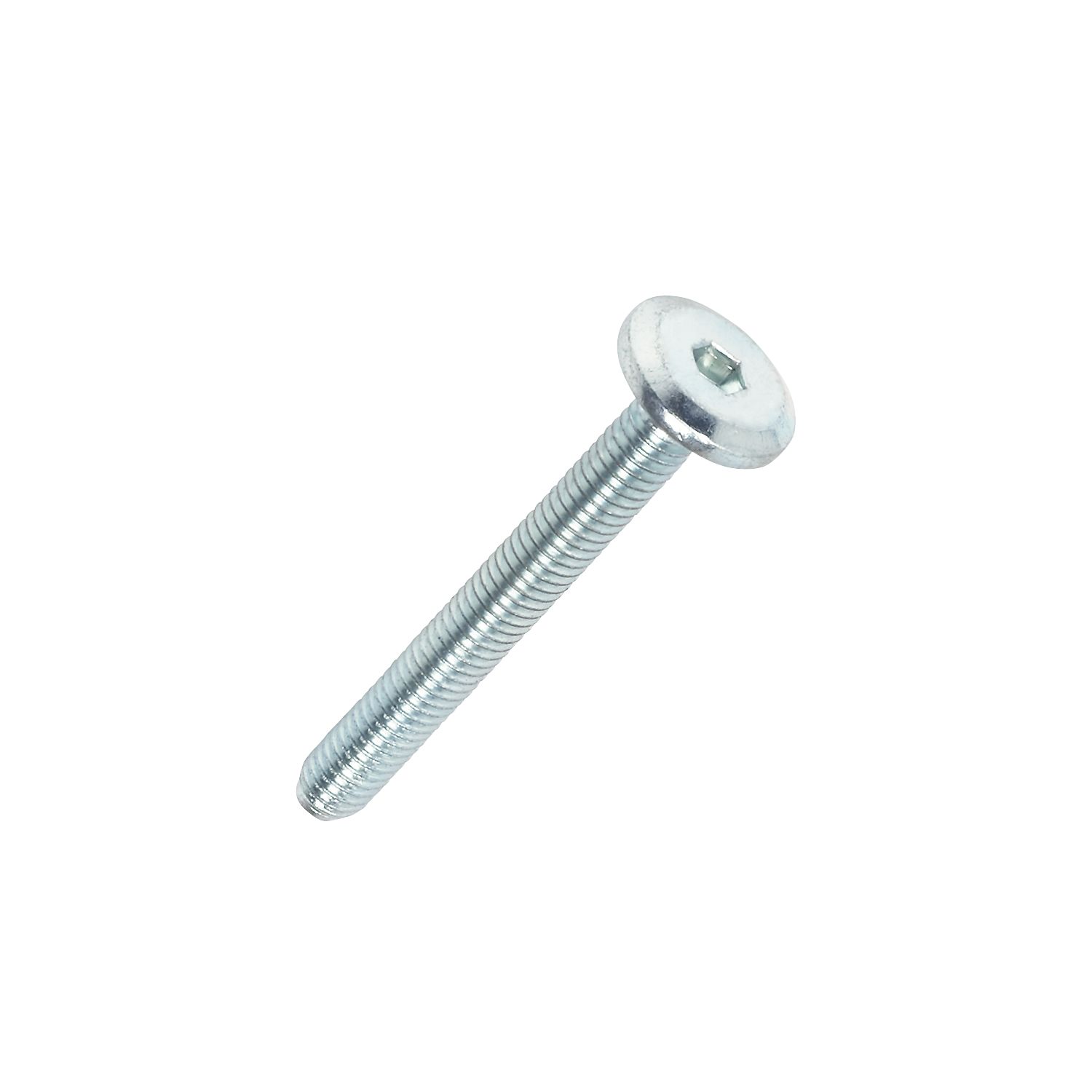 Bright Zinc-Plated Steel Joint Connector Bolts BZP M6 x 45mm 50 Pack (64094)