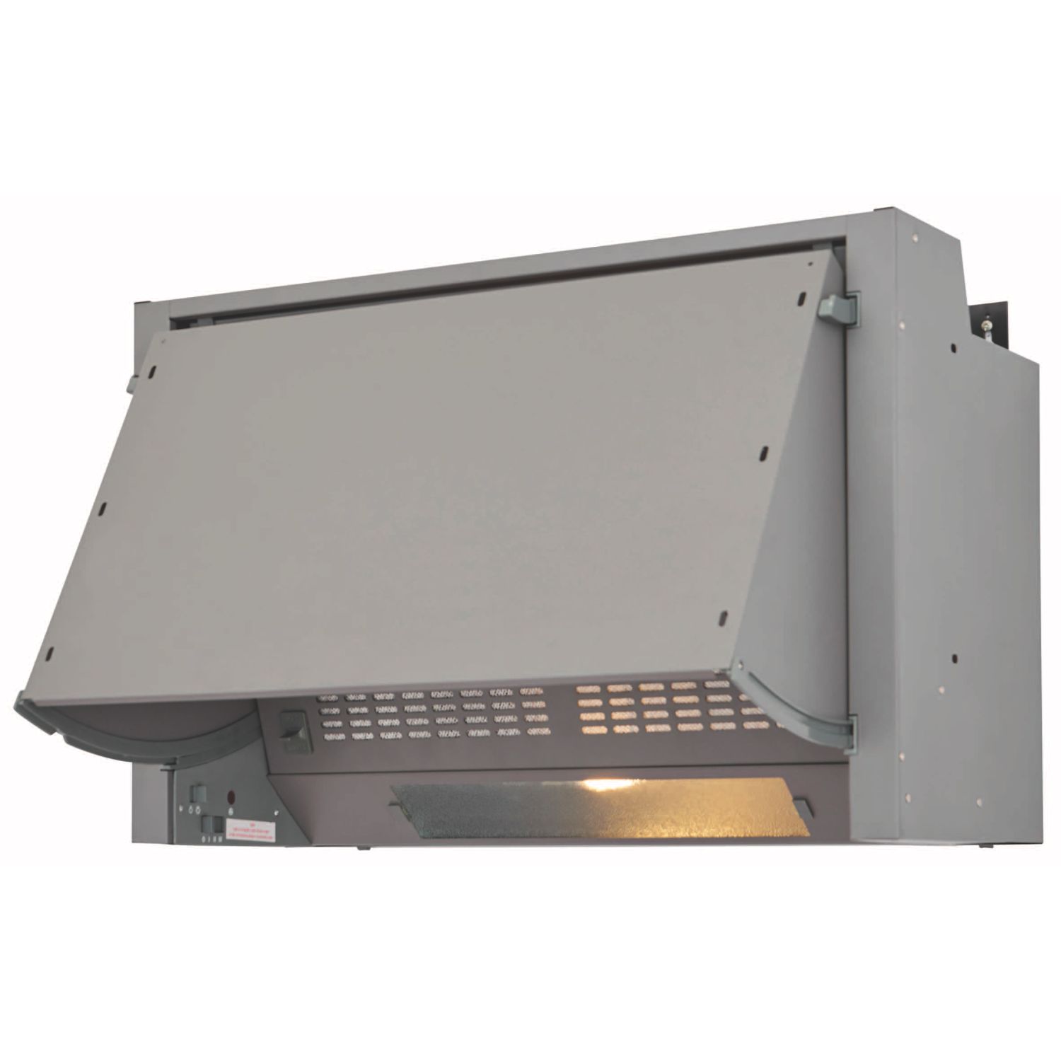 Cooke & Lewis Integrated Cooker Hood 600mm Grey (640FH)