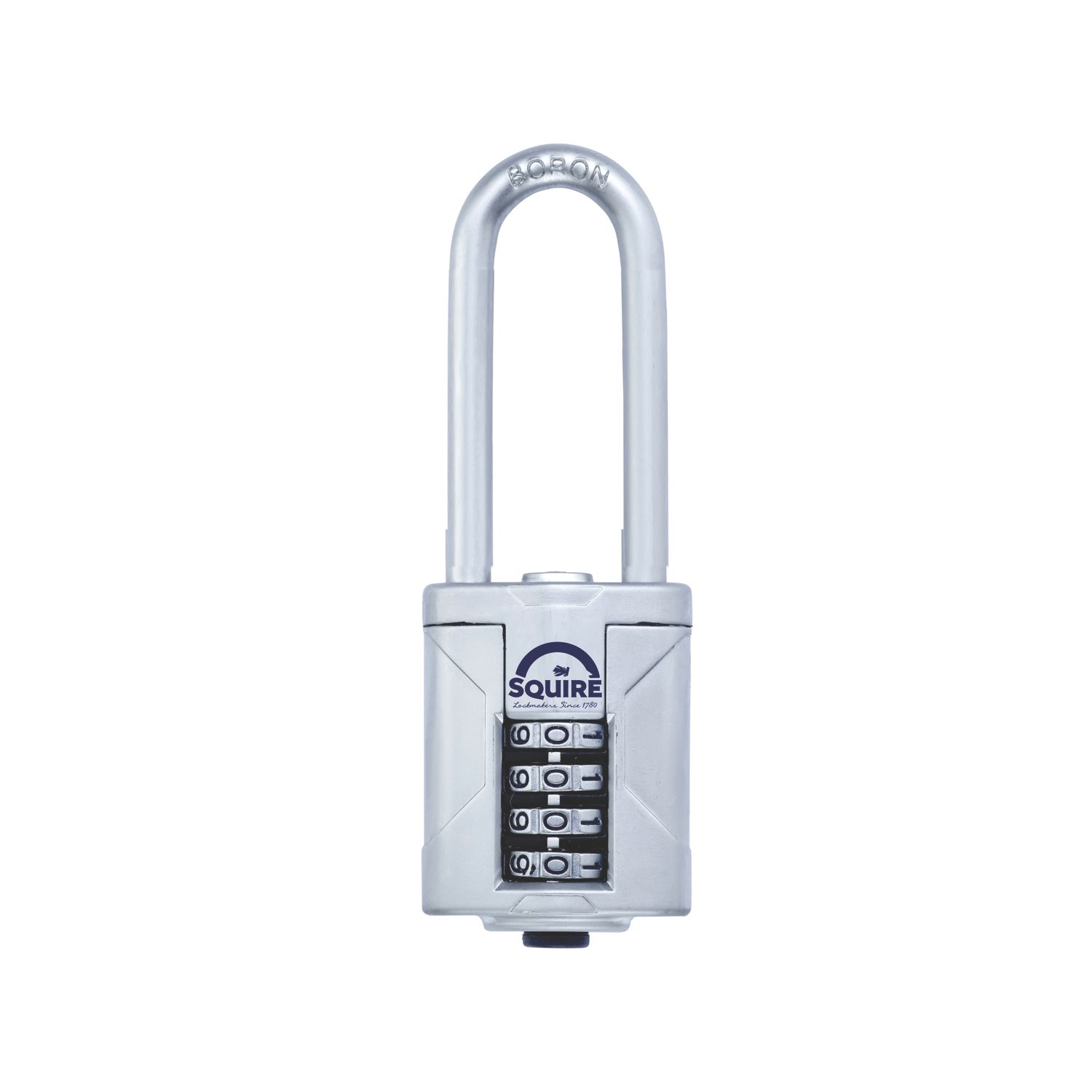 Squire Vulcan Combi 40/2.5 Water-Resistant Long Shackle Combination Padlock Blue 40mm (640PU)