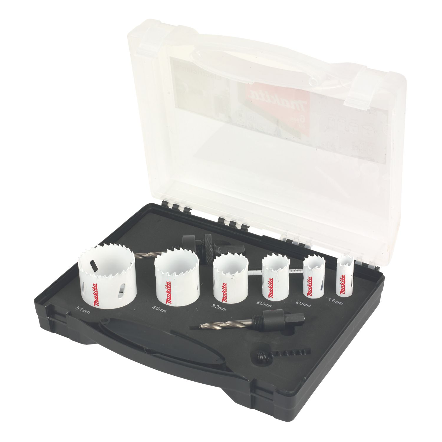 Makita D-47123 6-Saw Multi-Material Electricians Holesaw Kit (640XP)