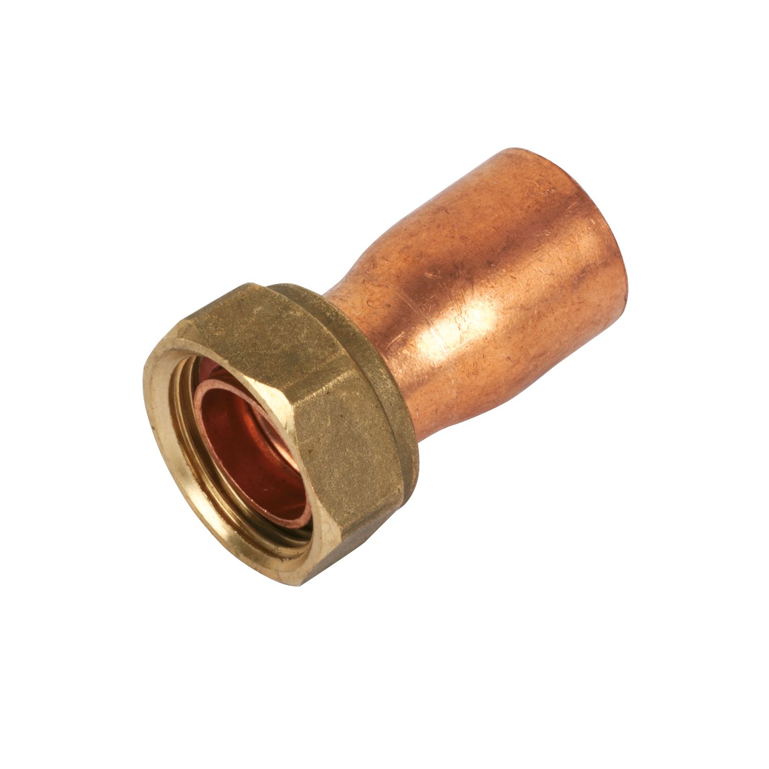 Endex Copper End Feed Straight Tap Connector 22mm x 3/4" (64190)