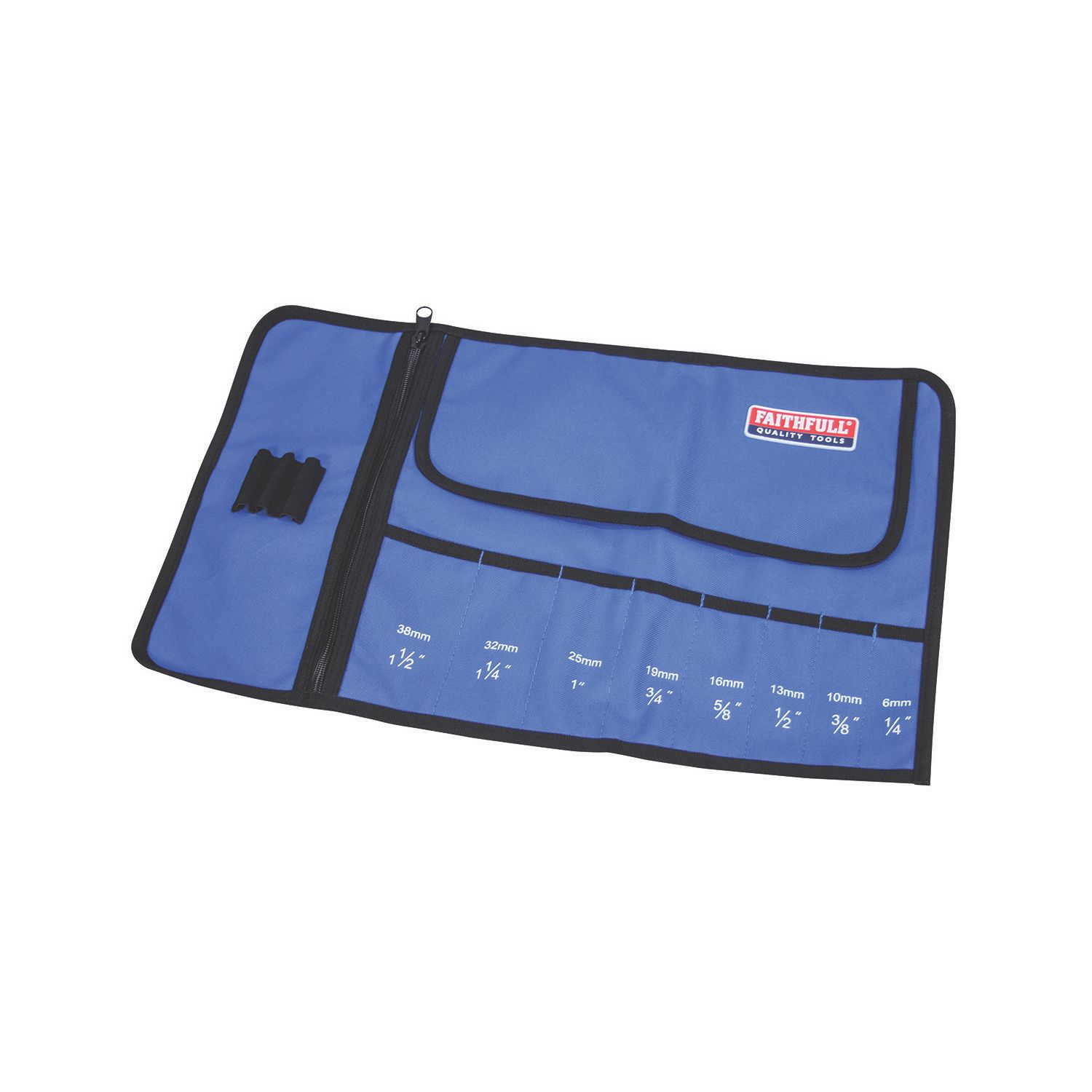 Faithfull 8 Pocket Chisel Storage Roll 12.6" (641GC)