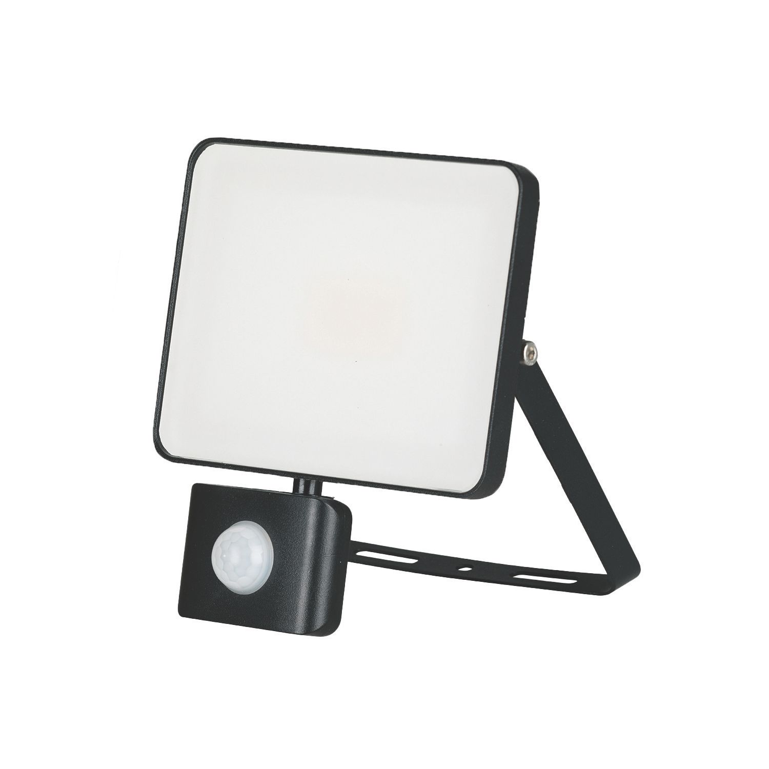 Brackenheath iSpot Frameless II Indoor & Outdoor LED Floodlight With PIR Sensor Black 10W 1100lm (641TW)