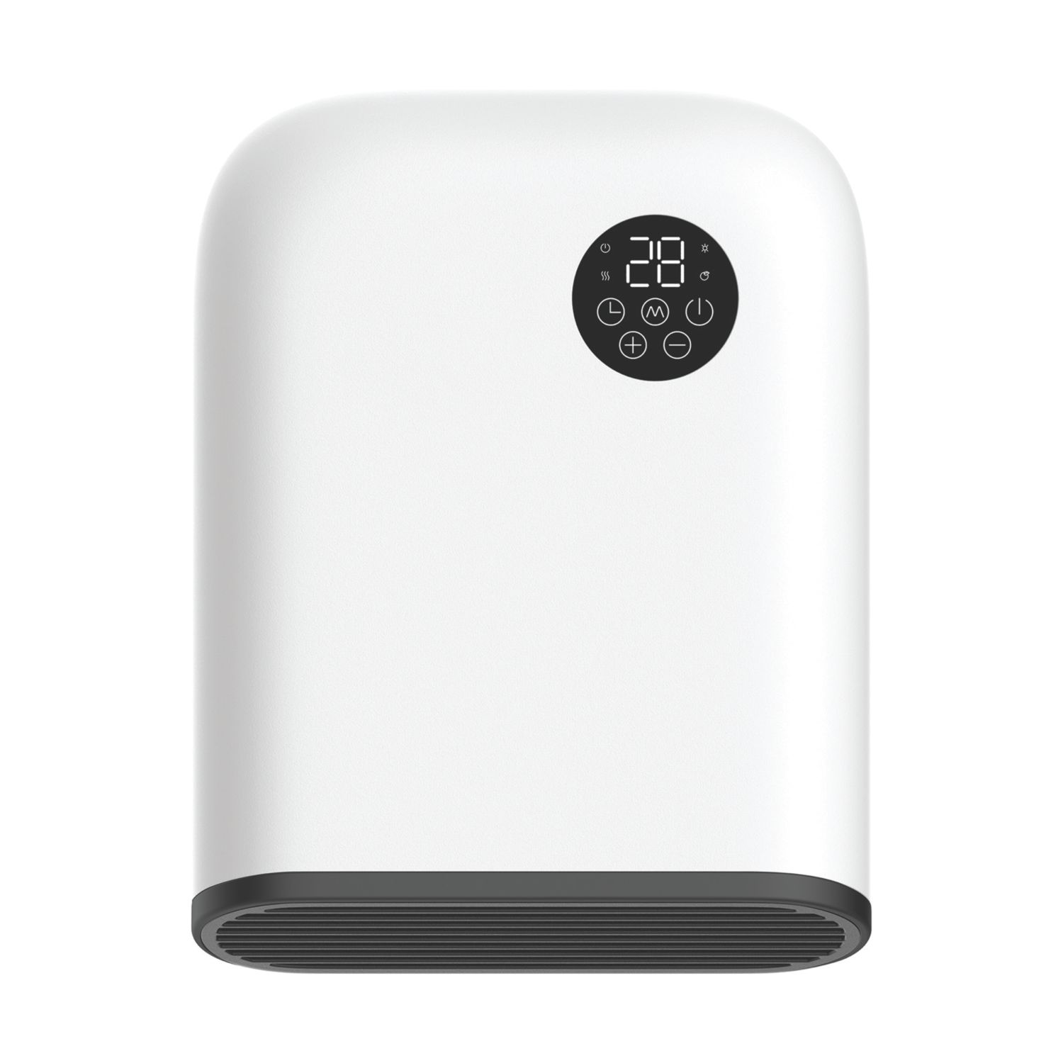 TCP 2000W Electric Wall-Mounted Vertical Fan Heater White (641YE)