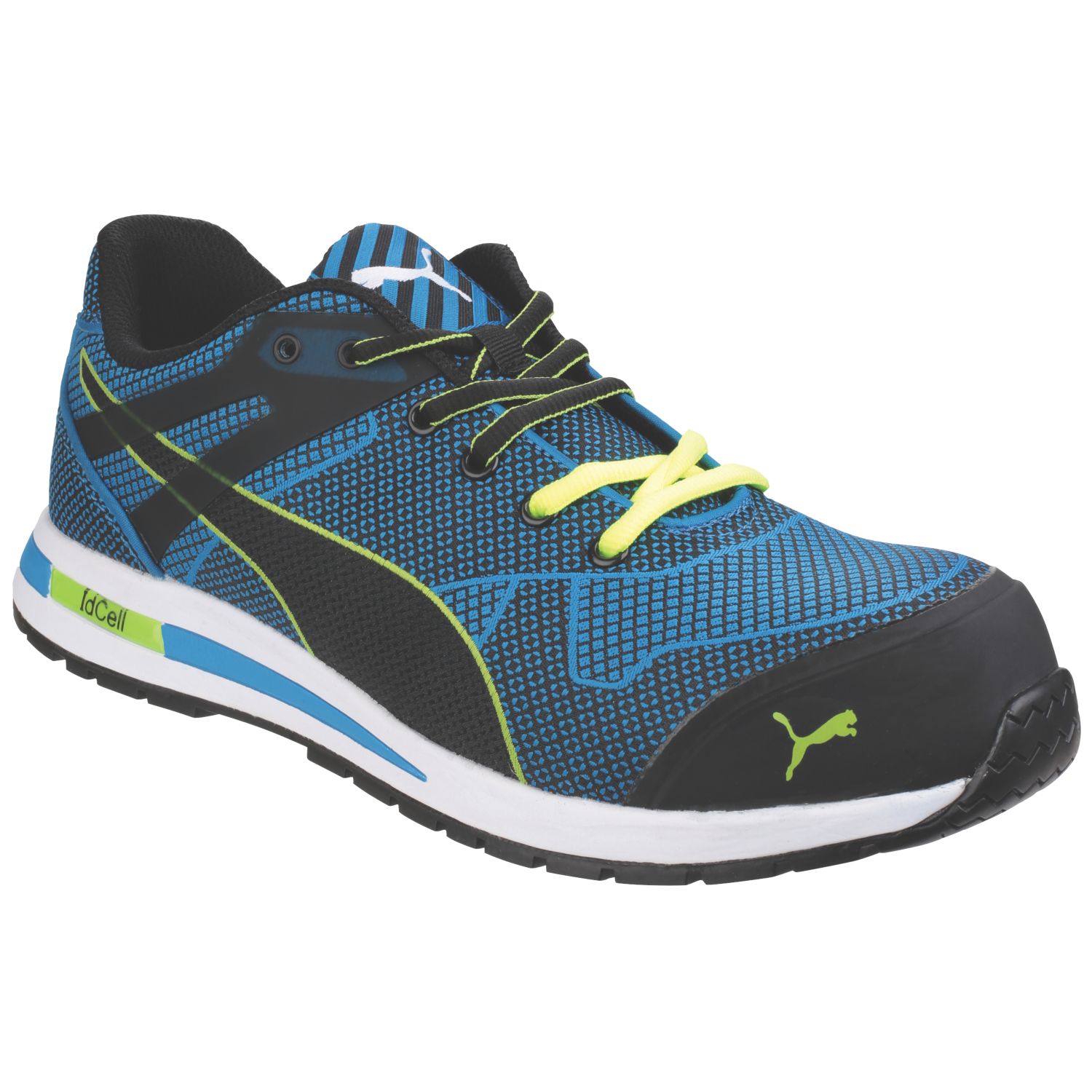 Puma Blaze Knit Size 7 Blue Safety Trainers (6422T)