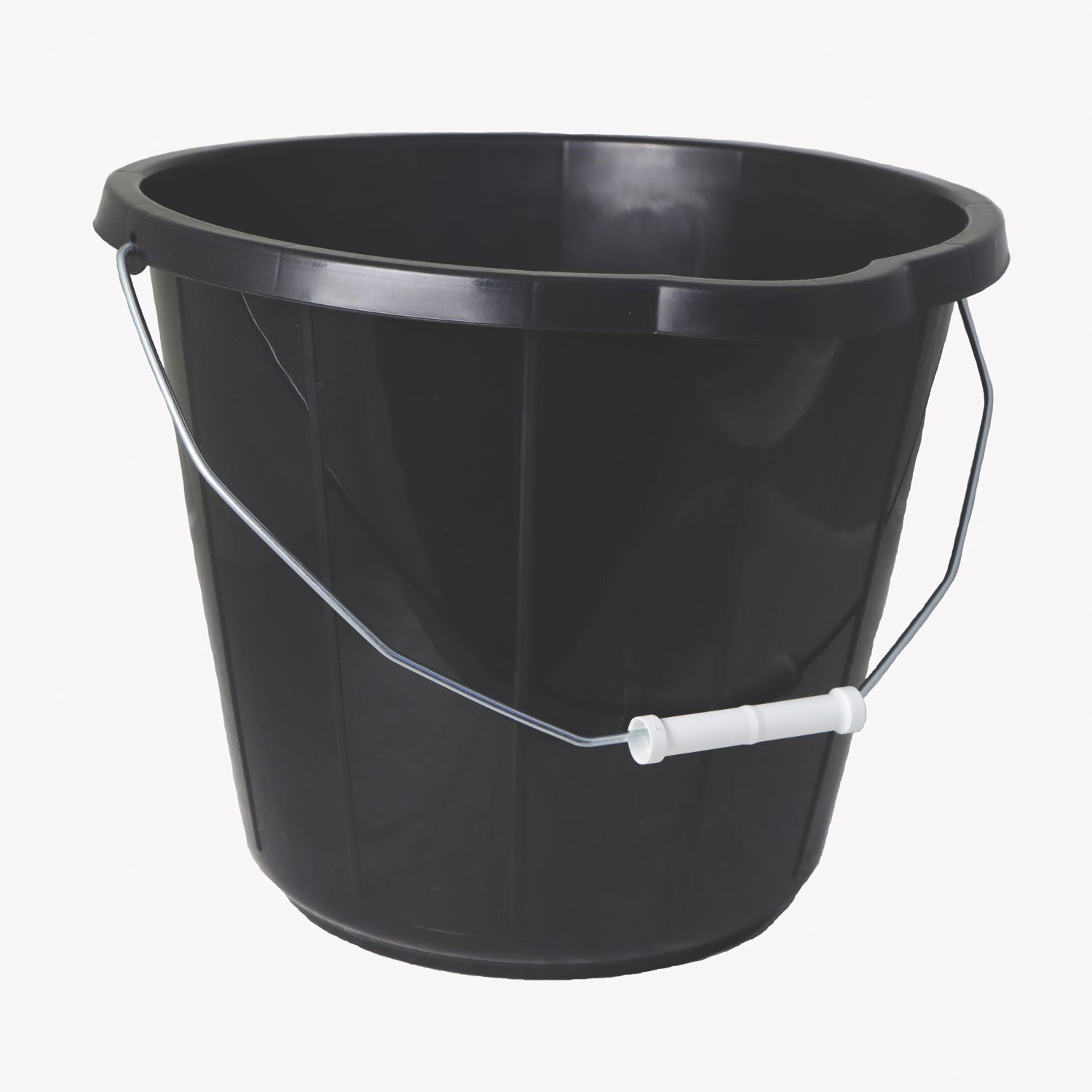 Plastic Builders Bucket Black 14Ltr (64253)