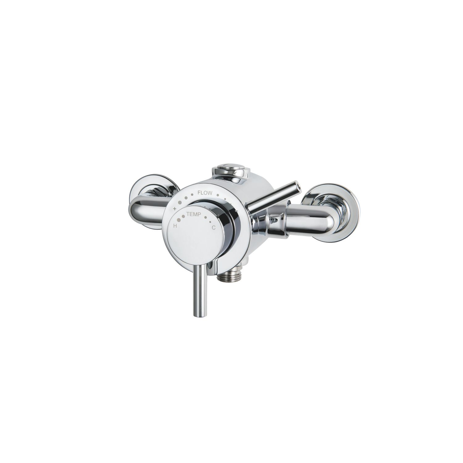 Triton Elina Exposed Single Outlet Thermostatic Chrome Mixer Shower Valve (642FJ)