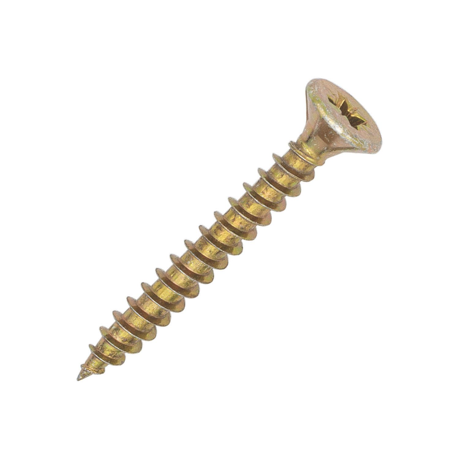 Rawlplug R-QCP PZ Countersunk Self Drilling Woodscrews 4.5mm x 40mm 200 Pack (643PU)