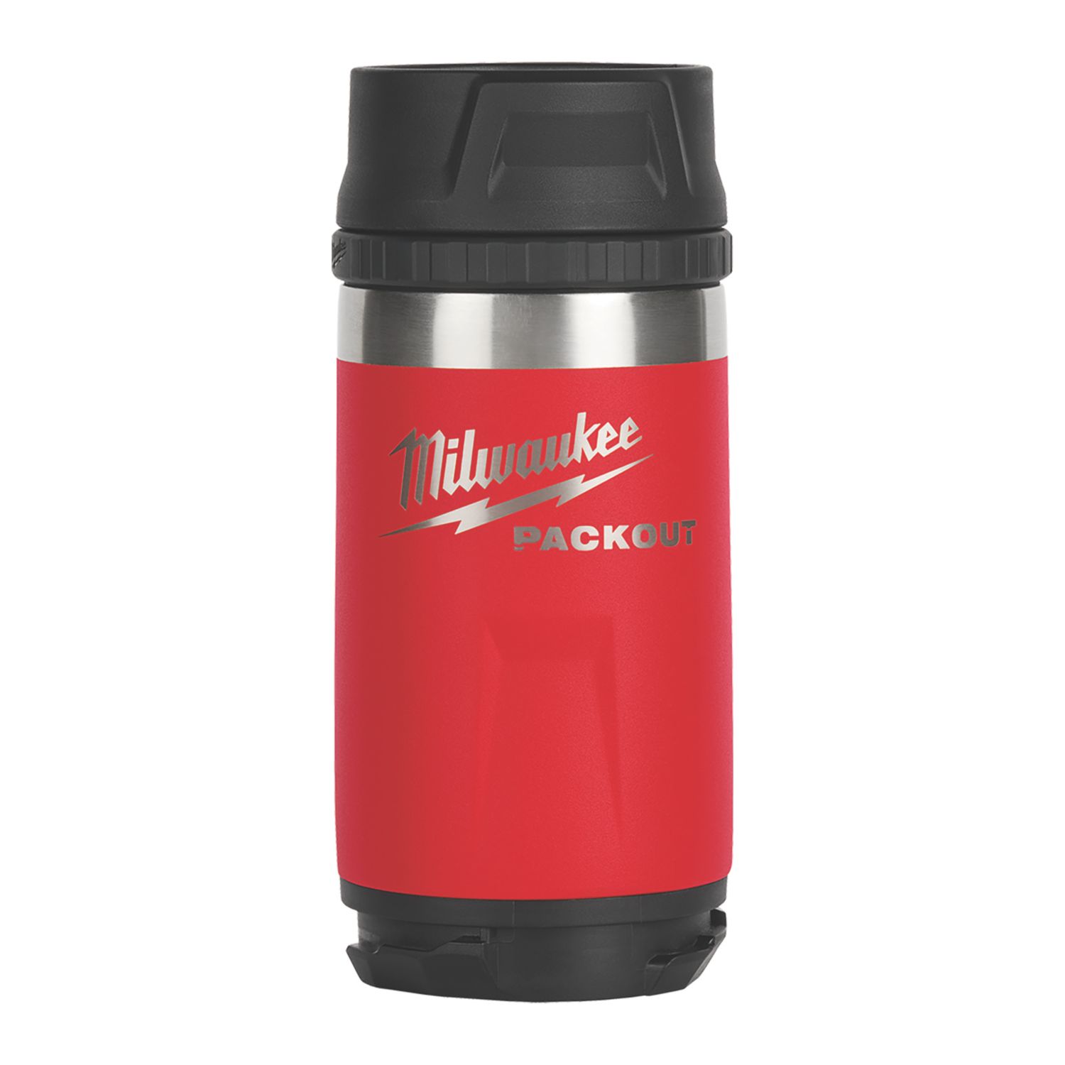 Milwaukee Packout Bottle with Sip Lid 355ml Red (644CU)
