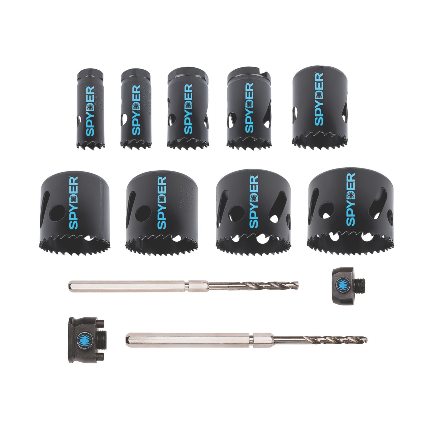 Spyder 9-Saw Multi-Material Holesaw Kit (644CX)