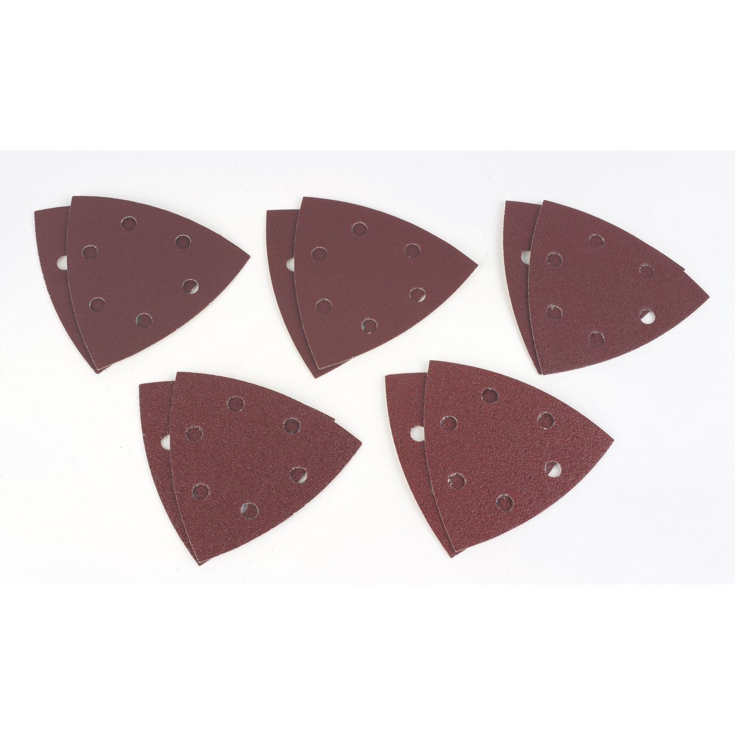 Bosch Expert C430 60,80,120,180 & 240 Grit 6-Hole Punched Multi-Material Sandpaper 93mm x 93mm 10 Piece Set (644FW)