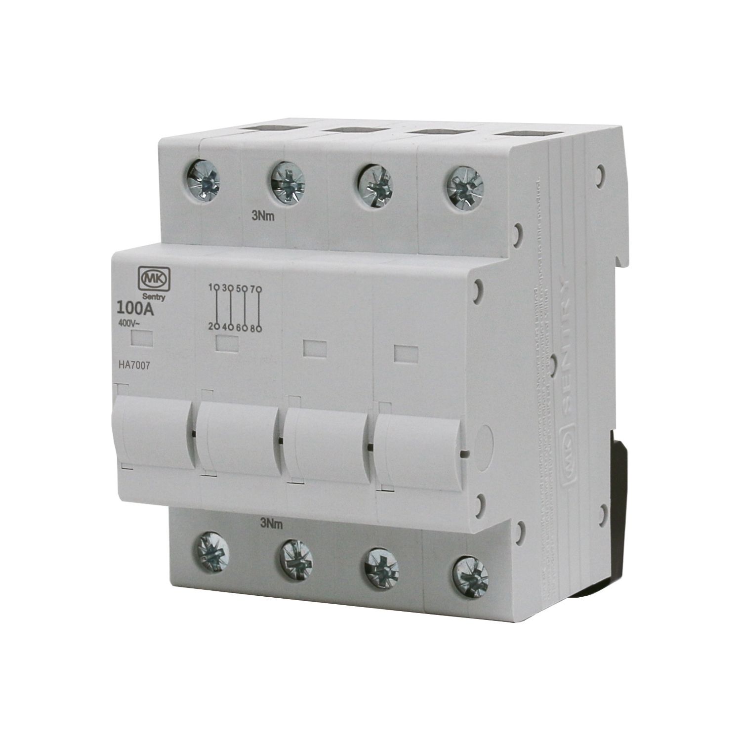 MK Sentry HA7007 100A 4-Way Screw-In Connector (644YW)