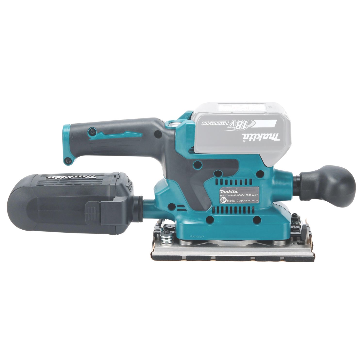 Makita DBO382 18V Li-Ion LXT Brushless Cordless Sander - Bare (645AJ)