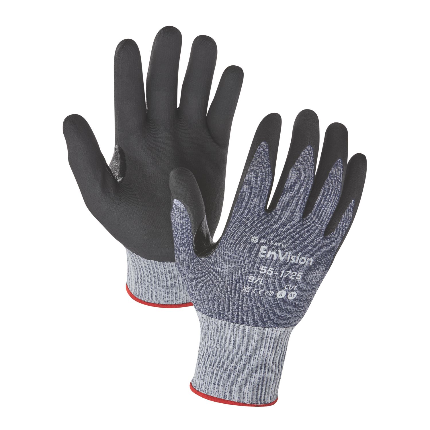 Tilsatec EnVision Cut A Gloves Blue / Black X Small (645CM)