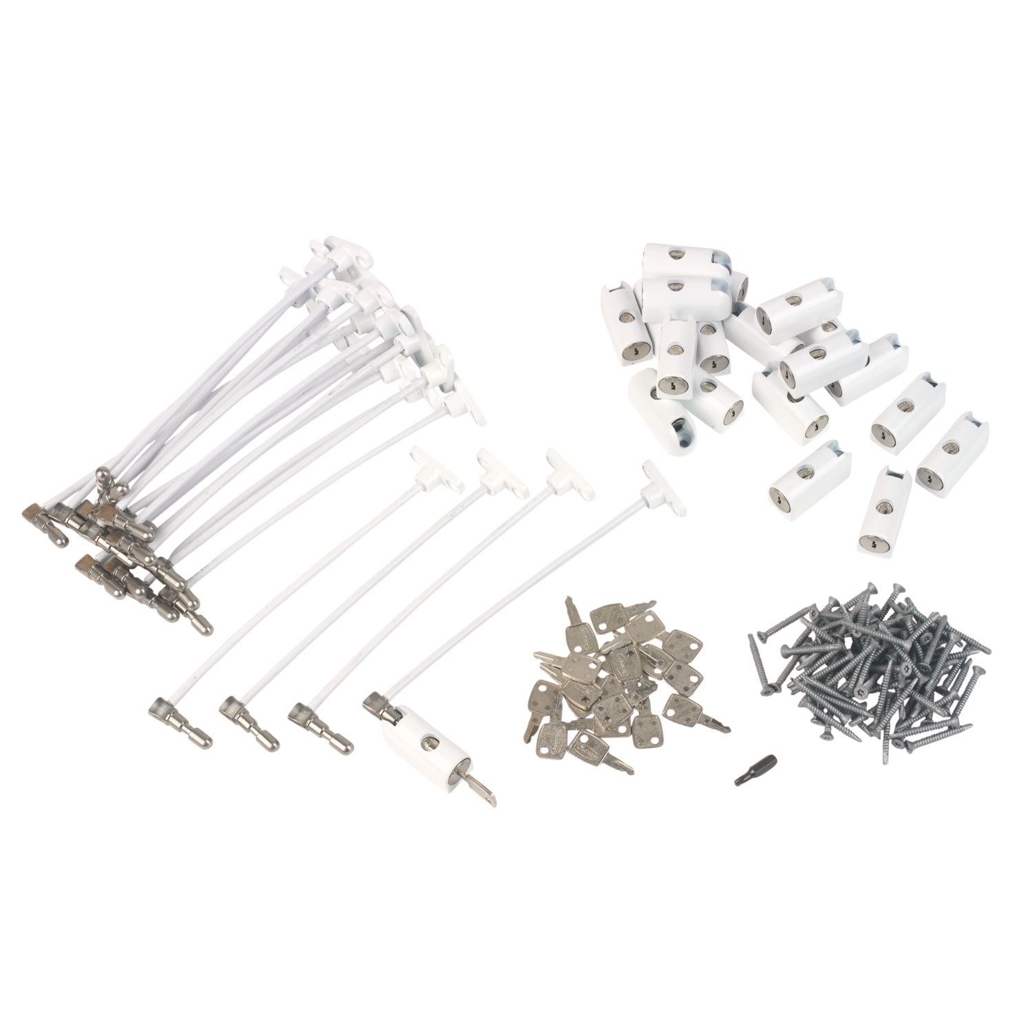Jackloc The Pro 2 Window Restrictor White 200mm 20 Pack (645HW)