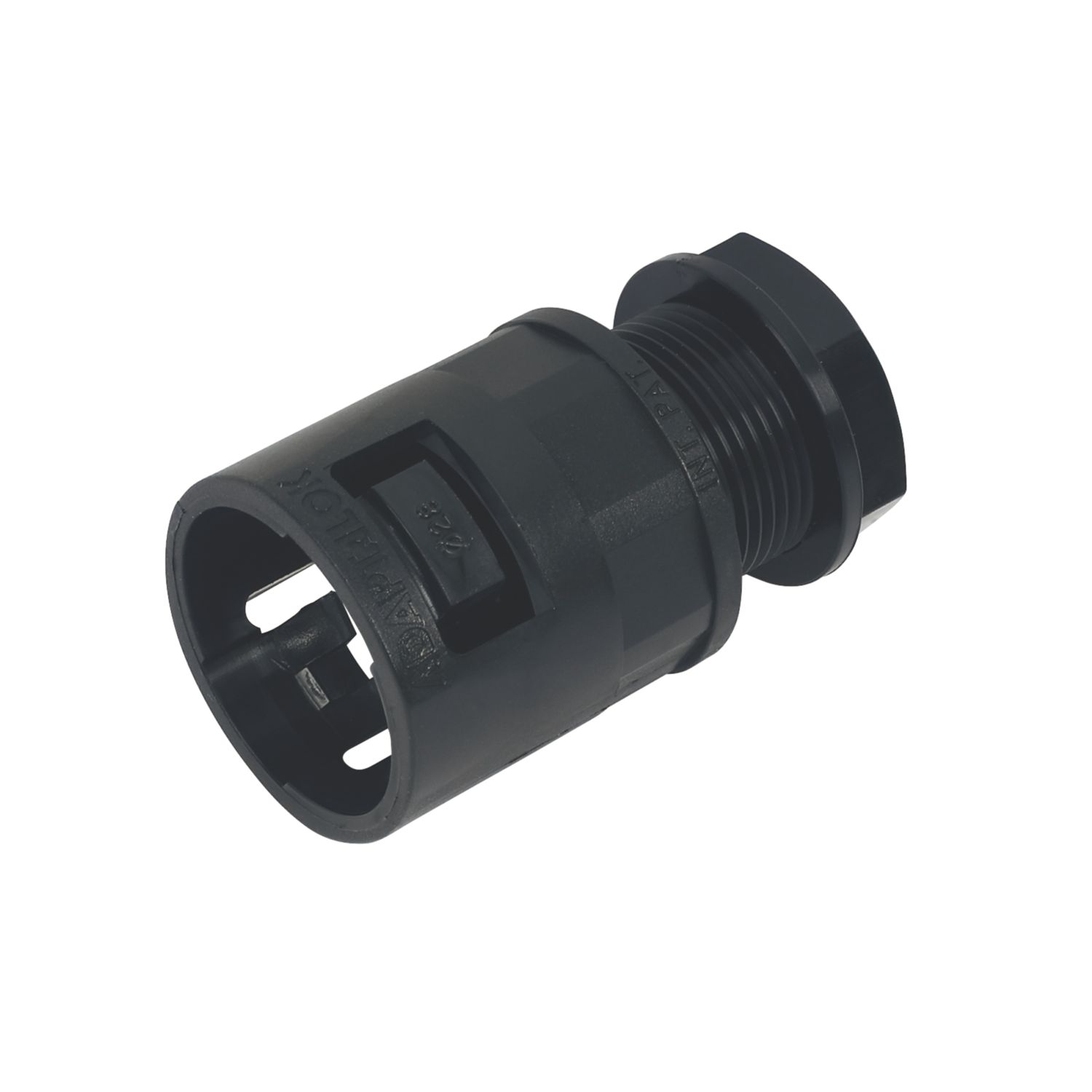 Adaptaflex Type A Straight Fixed External Thread Adaptalok Fittings M25 x 28mm 10 Pack (64695)