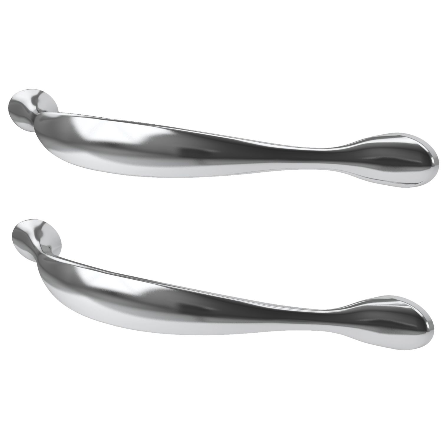 Essentials Chervil Bow Cabinet Handles Polished Chrome 158mm 2 Pieces (647AA)
