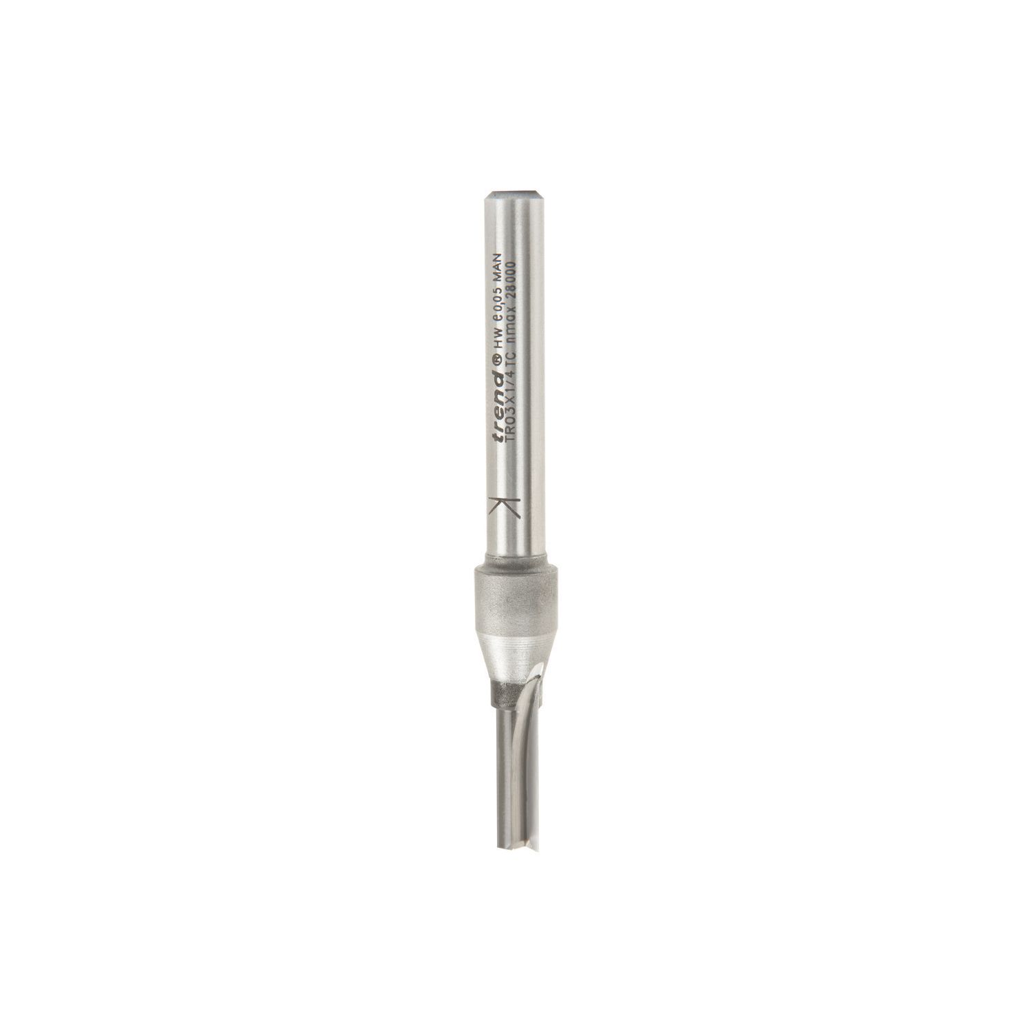 Trend TR03X1/4TC 1/4" Straight Router Cutter 5mm x 16mm (64979)