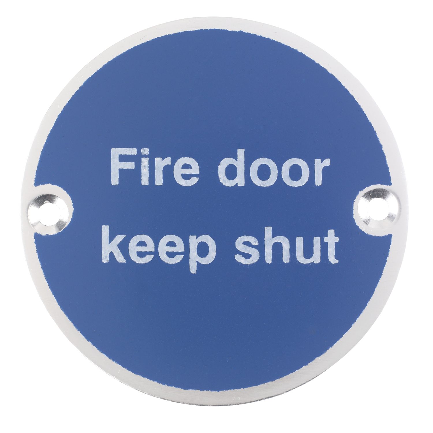 Smith & Locke Fire Door Keep Shut Sign 76mm (6507J)