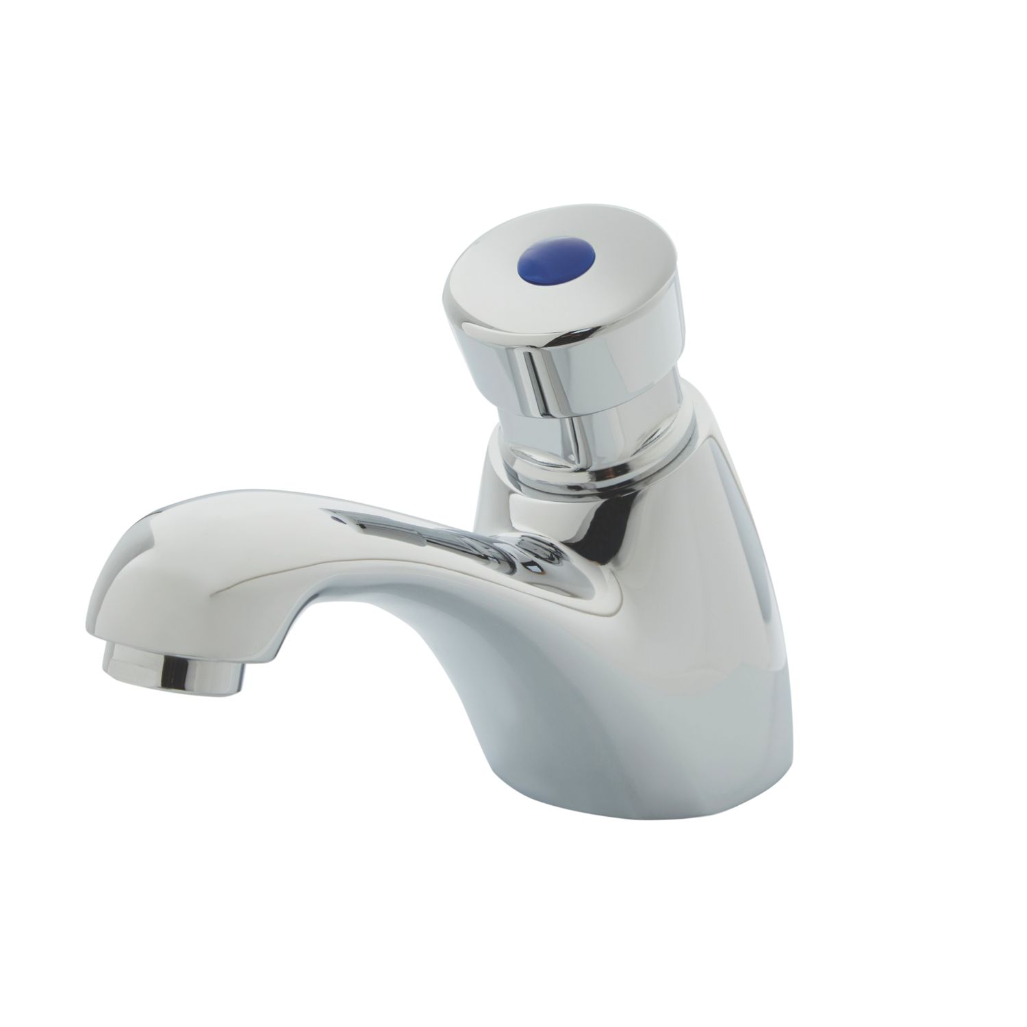 Highlife Bathrooms Skara Push Button Non-Concussive Basin Tap Chrome (650PW)