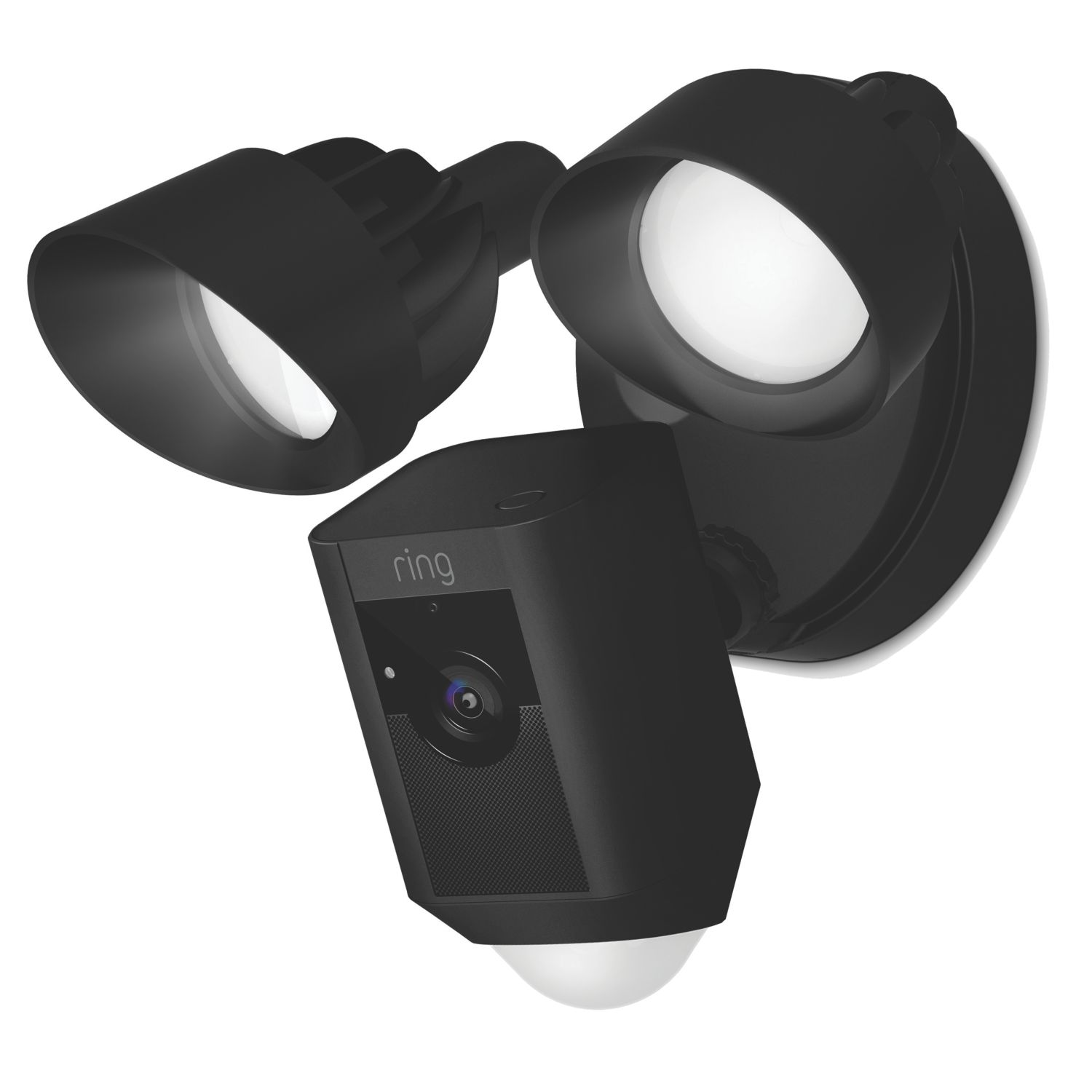 Ring Cam Wired Plus 8SF1P1-BEU0 Black Wired 1080p Outdoor Smart Camera with Floodlight & PIR Sensor (651RJ)