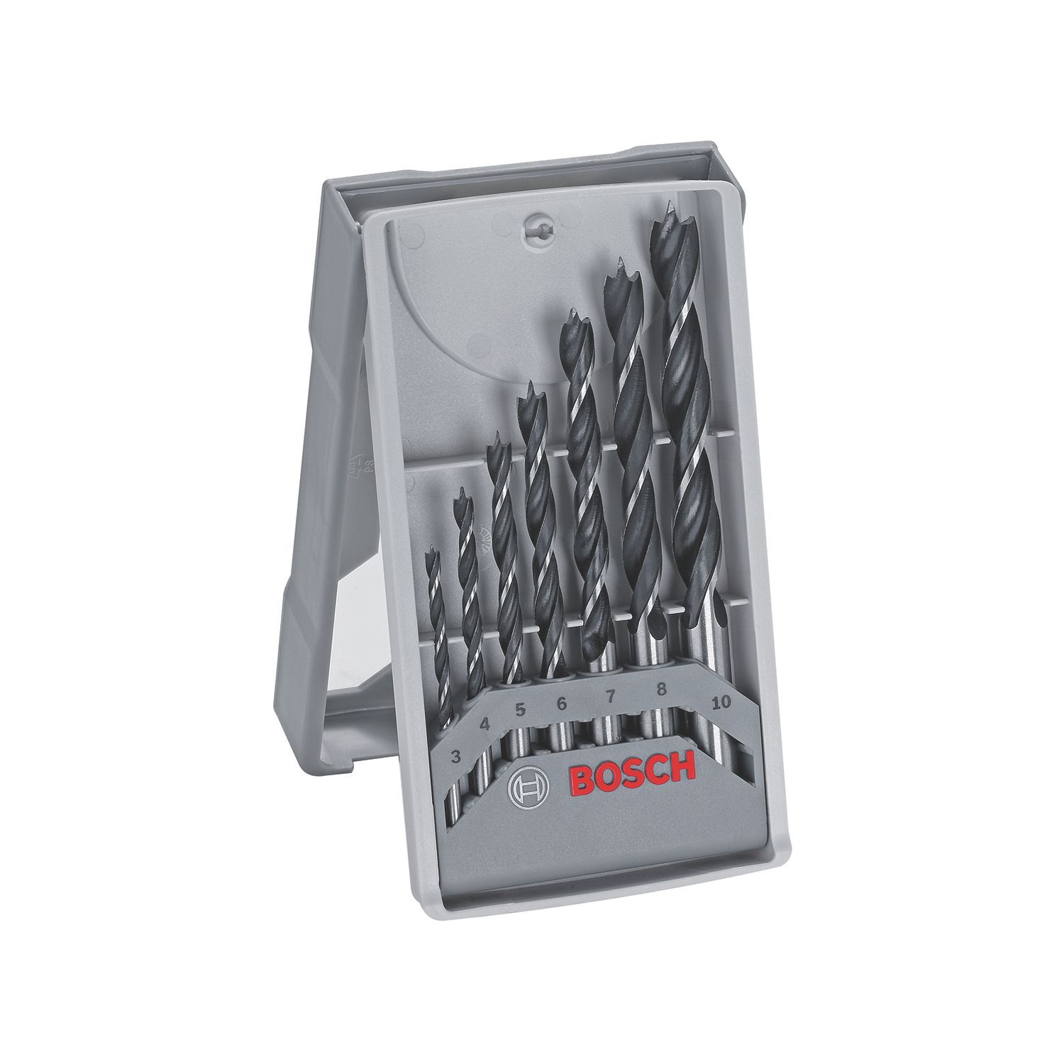 Bosch Pro Straight Shank Double-Flute Brad Point Wood Drill Bits 7 Piece Set (651TJ)