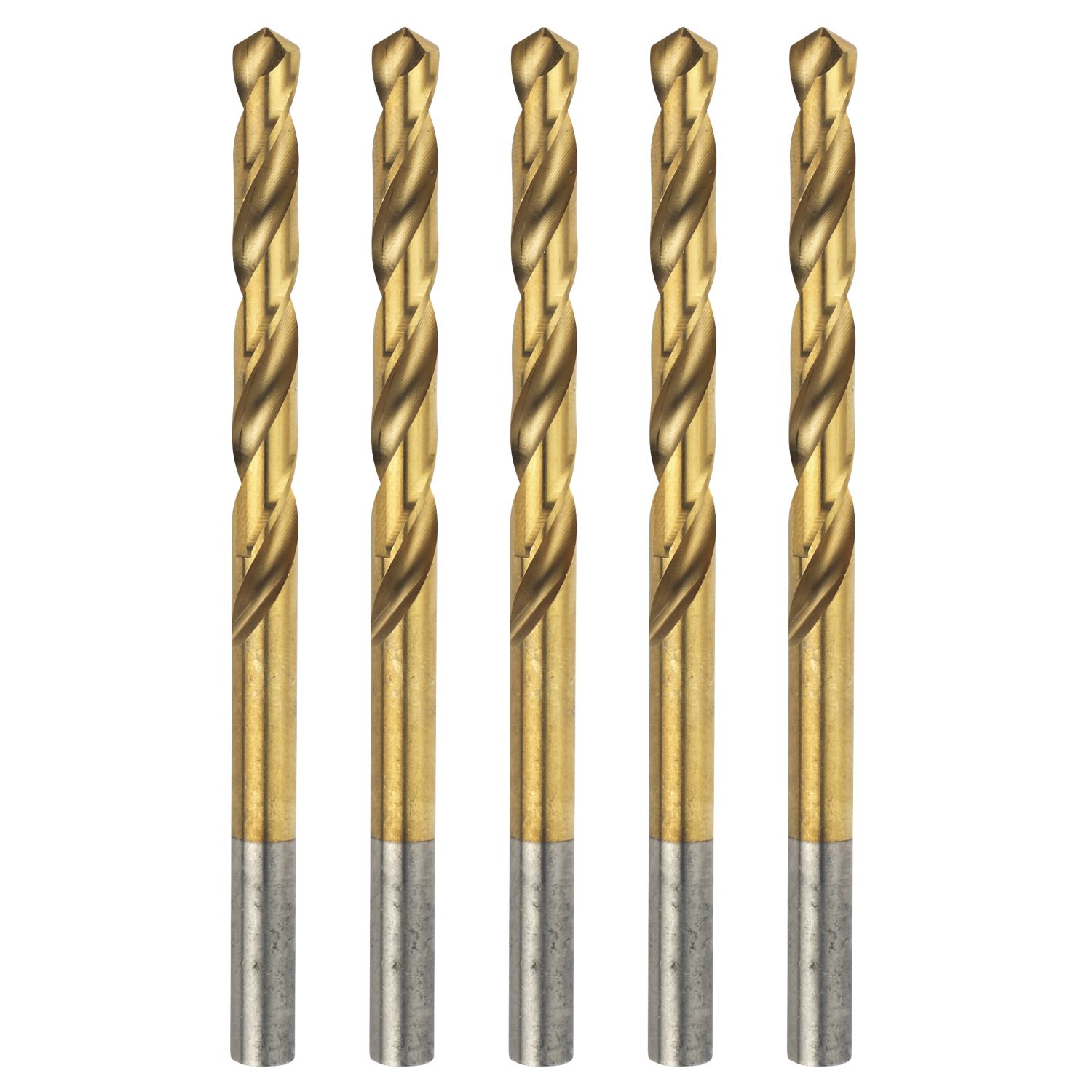 Erbauer Straight Shank Metal Drill Bits 5mm x 86mm 5 Pack (65352)