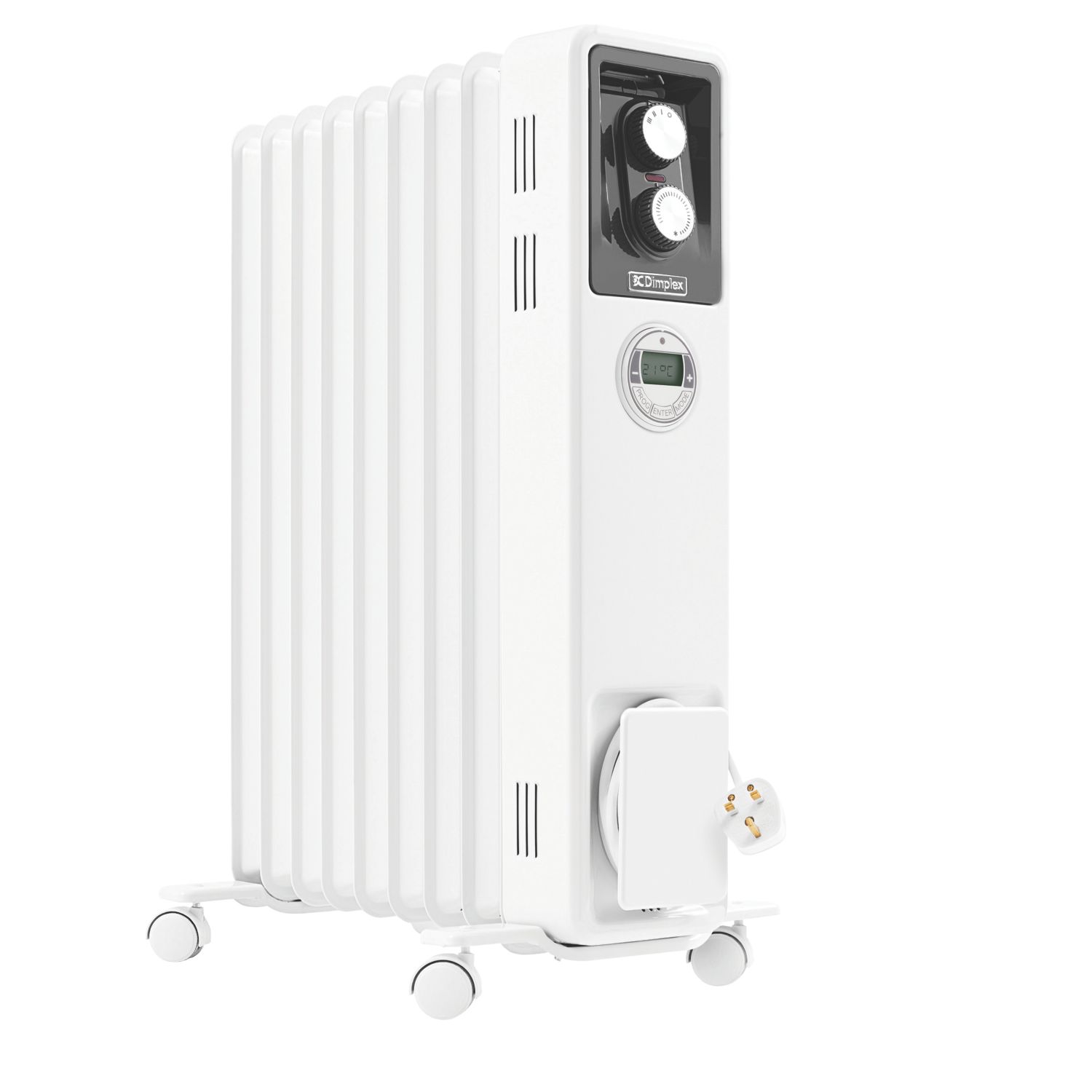 Dimplex 2000W Electric Portable Oil-Free Column Radiator with Timer (653JK)