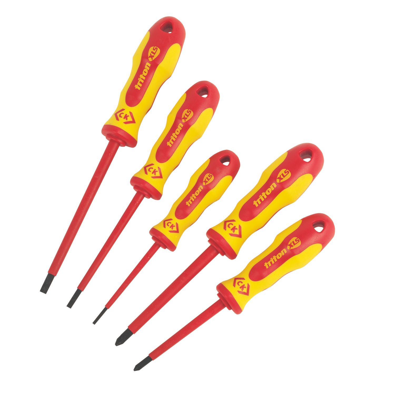 C.K Triton XLS Mixed Electrical Insulated Screwdriver Set 5 Pcs (65439)