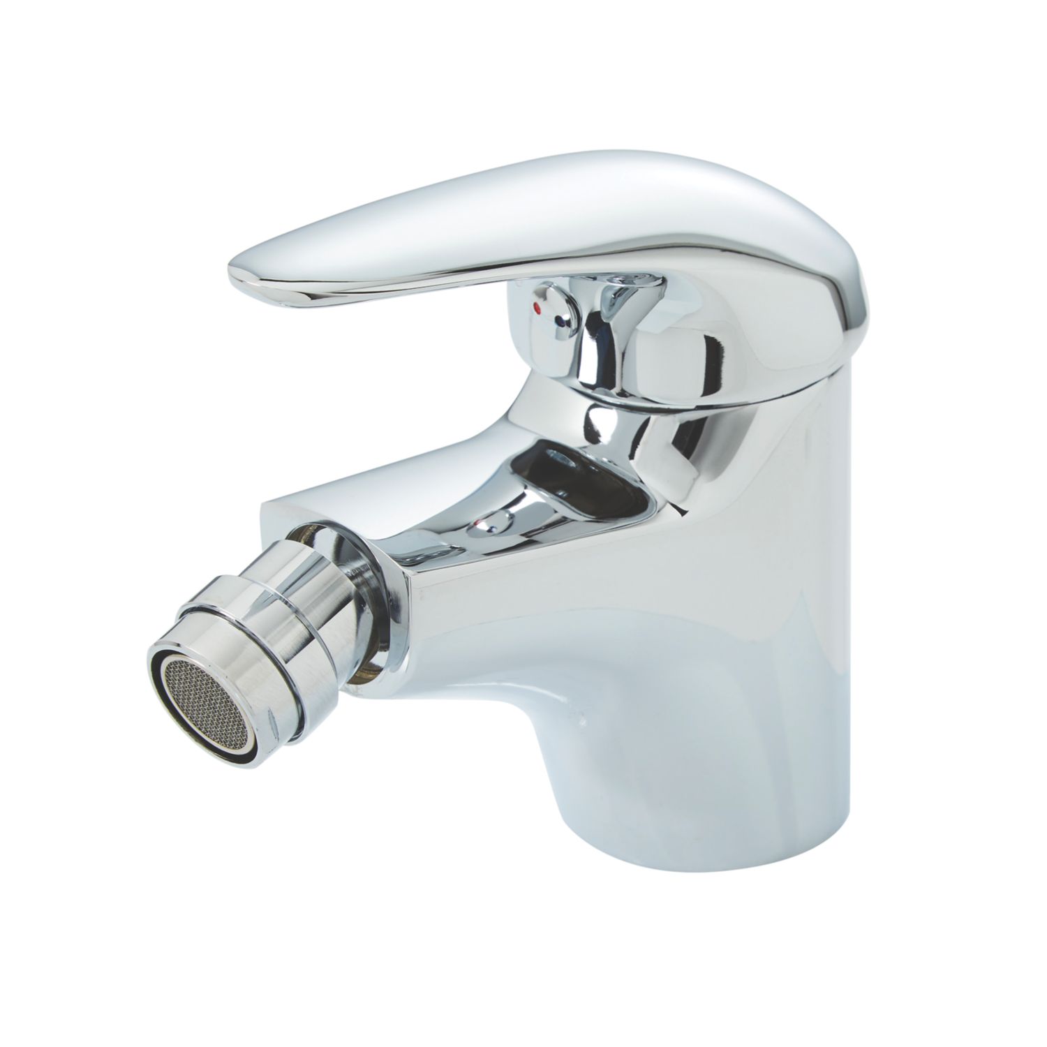 Highlife Bathrooms Barra Chrome 122mm Mono Bidet Mixer Tap With Pop-Up Waste (654HL)