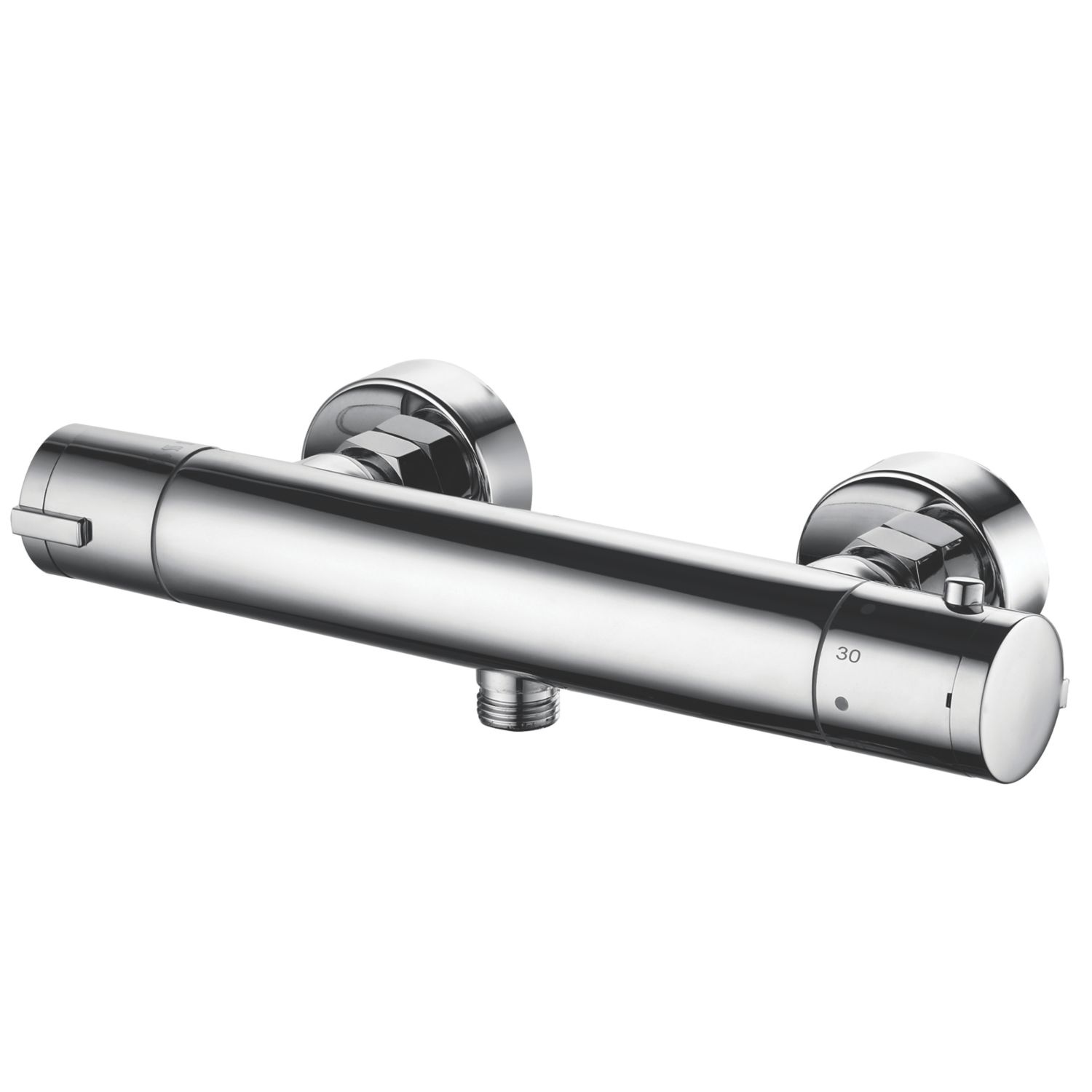 ETAL Mist Exposed Single Outlet Thermostatic Chrome Shower Valve (655VN)