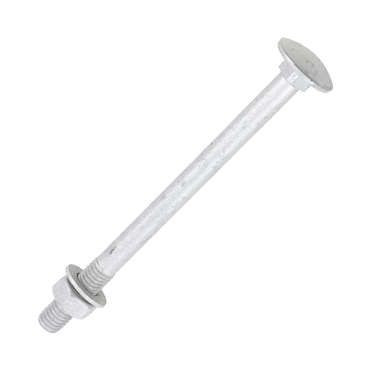 Timco Exterior Carriage Bolts Carbon Steel Organic Silver Coating M8 x 110mm 10 Pack (656KG)