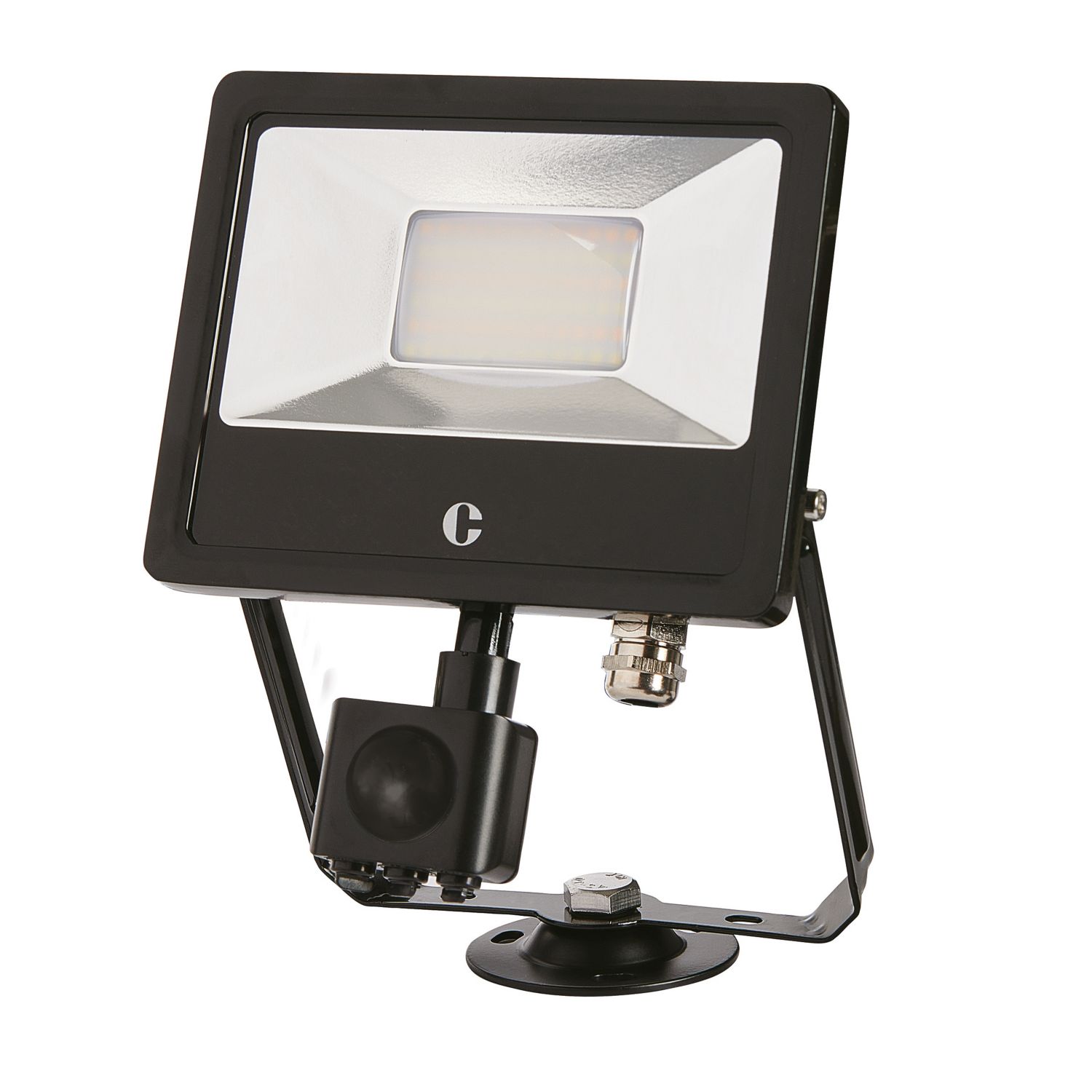 Collingwood Indoor & Outdoor LED Residential Floodlight With PIR Sensor Black 30W 3000 / 3300 / 3900lm (656RW)