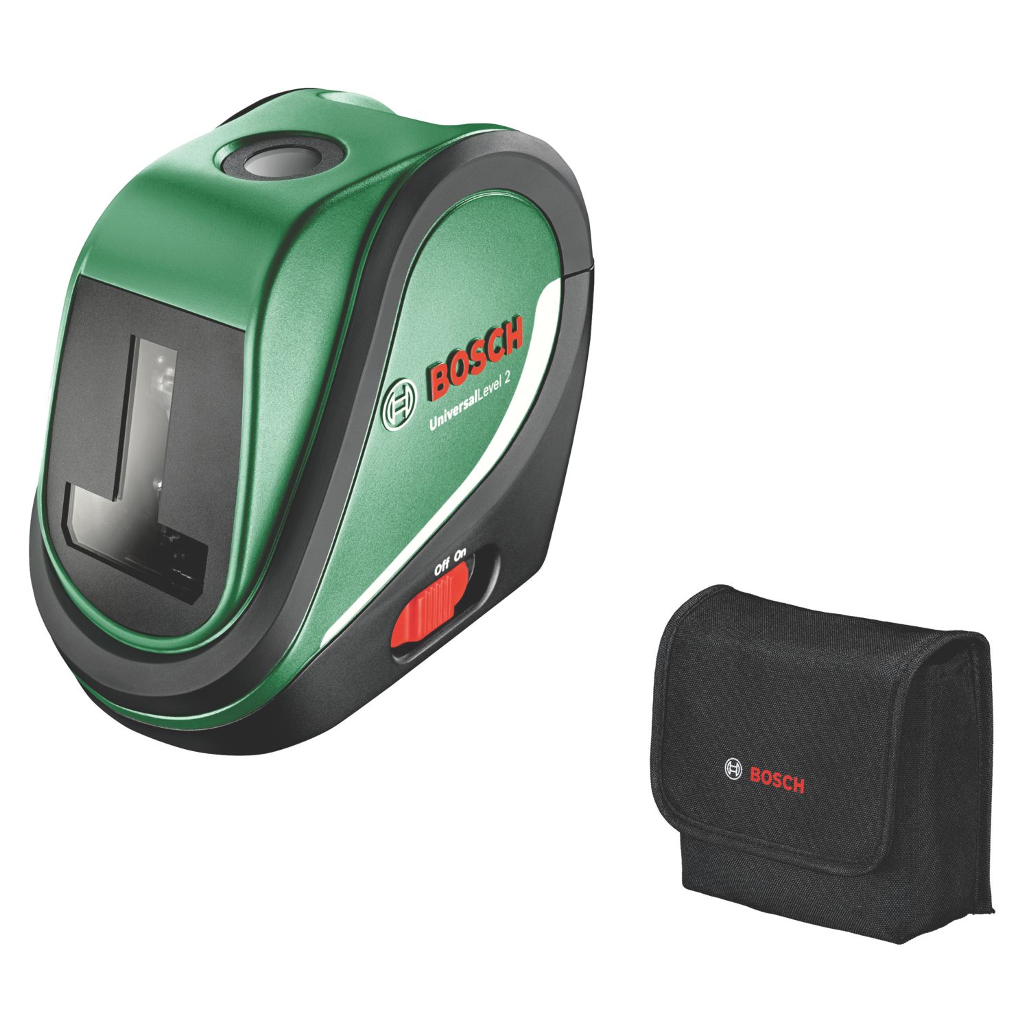 Bosch UniversalLevel 2 0603663802 Red Self-Levelling Cross-Line Laser (656YE)