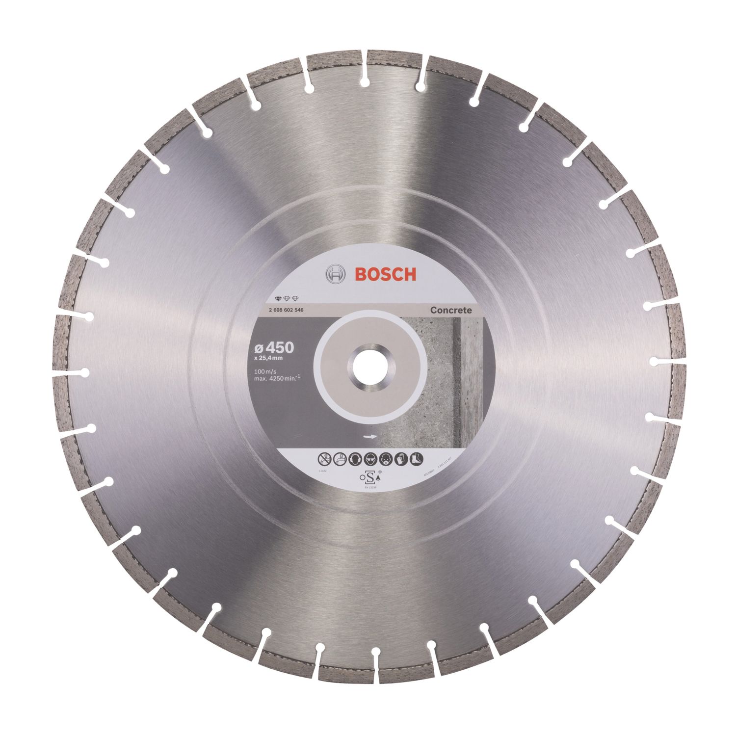 Bosch Masonry Diamond Cutting Disc 450mm x 25.4mm (657GG)