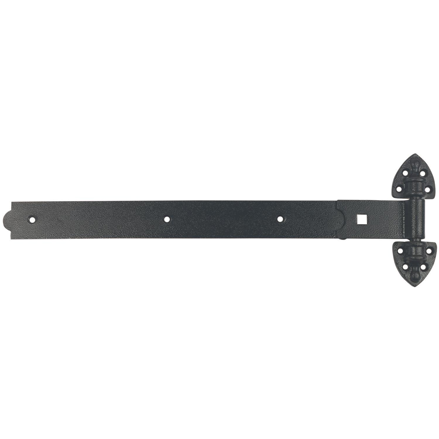 GateMate Black Straight Heavy Reversible Hinges 180mm x 24" x 600mm 2 Pack (657YV)