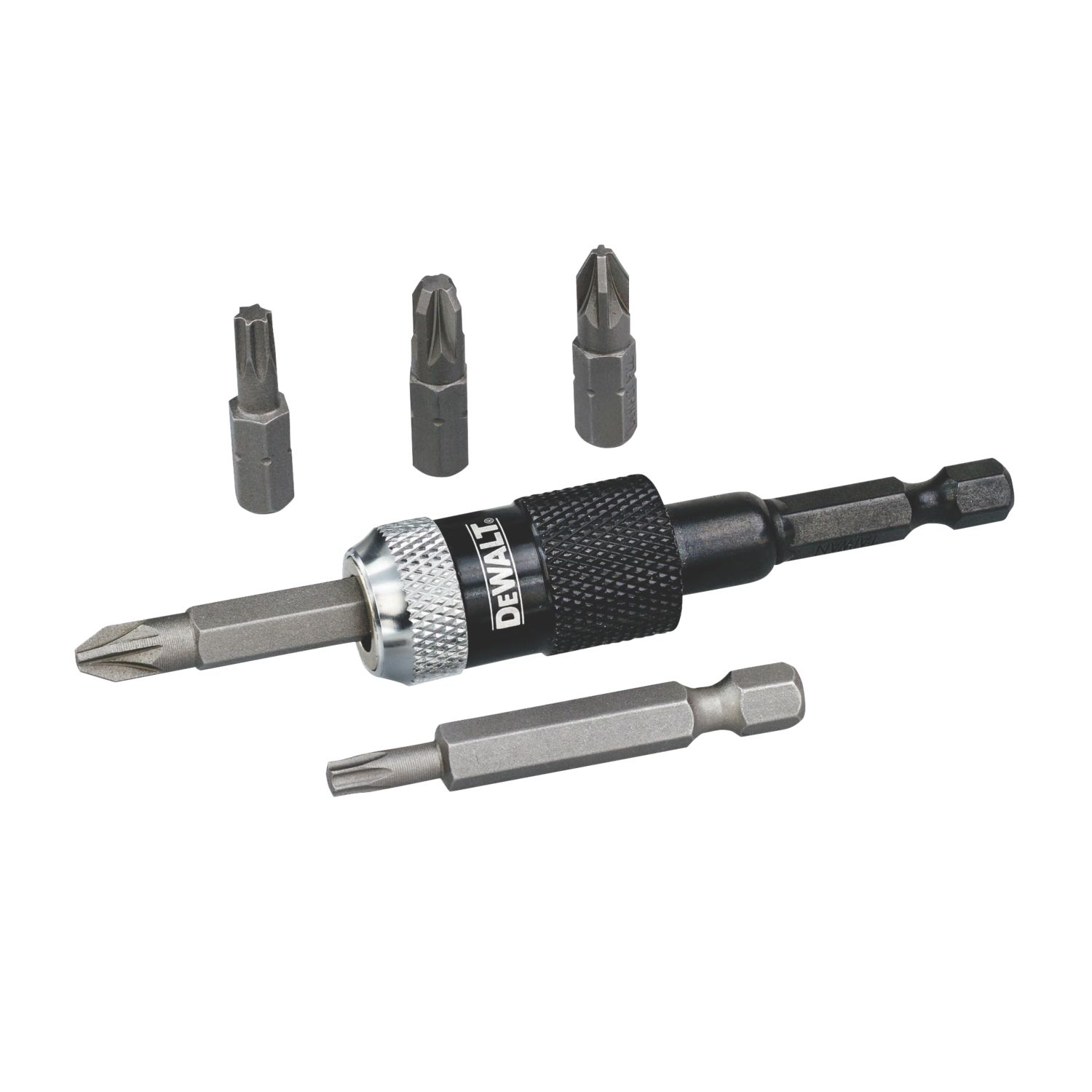 DEWALT 6.35mm Hex Shank Mixed Screwdriving Bit Set 6 Pieces (658KJ)