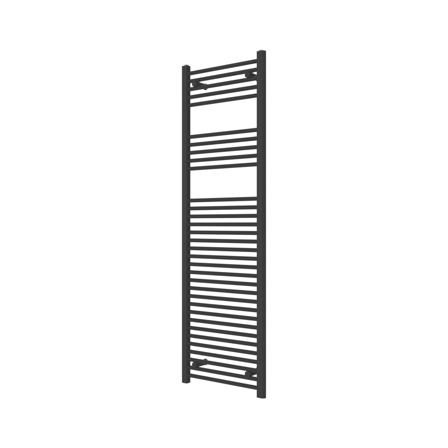 Flomasta 1600mm x 500mm 2409BTU Black Flat Towel Radiator (659TF)