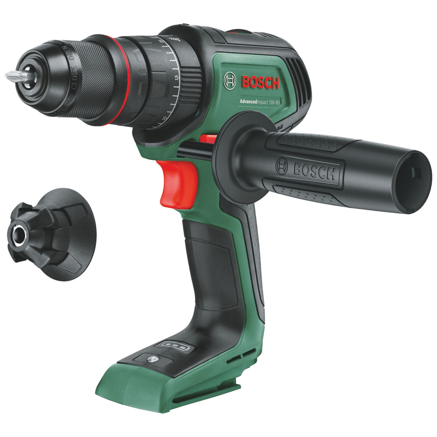 Bosch AdvancedImpact 18V-80 18V Li-Ion Power for All Brushless Cordless Combi Drill - Bare (661CH)