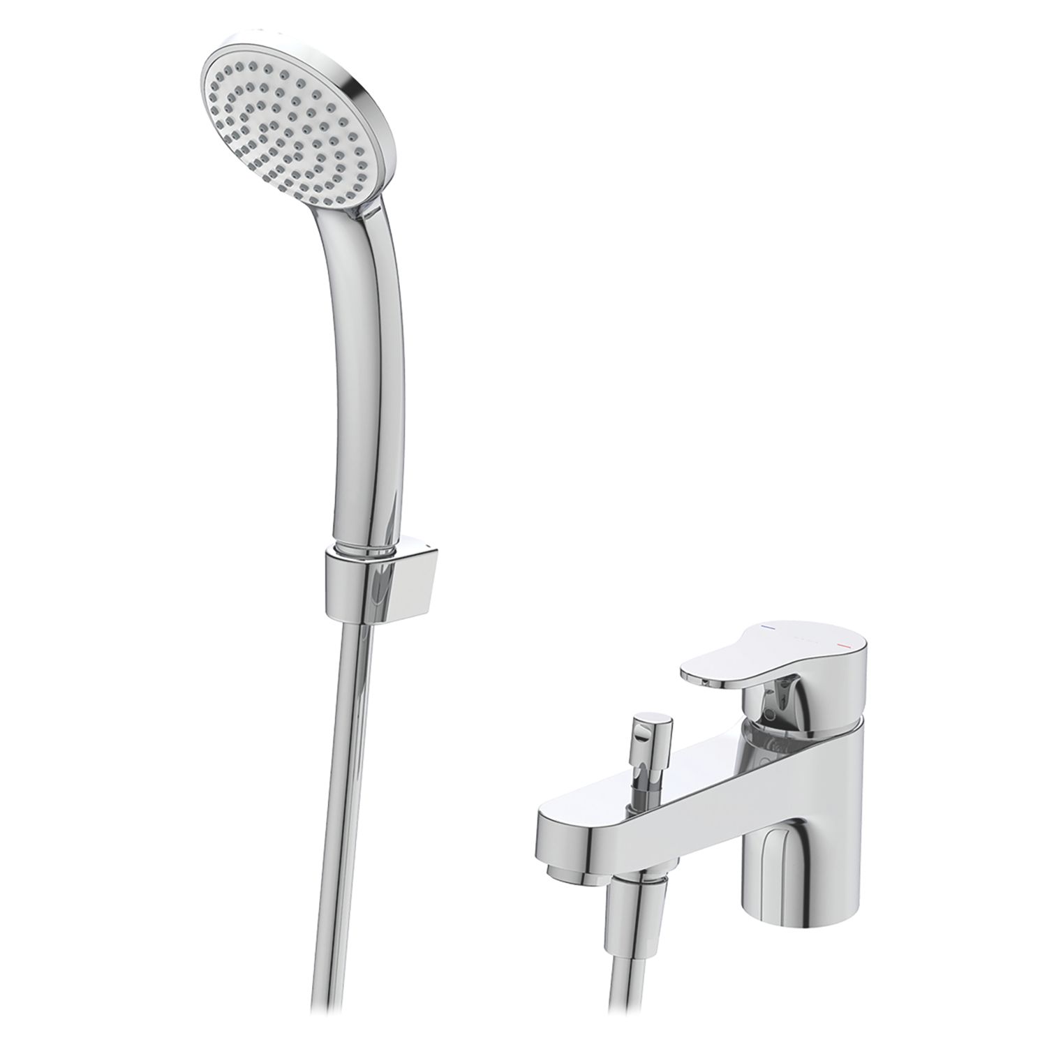 Ideal Standard Cerabase Chrome 122mm Deck Mounted Single Control Manual Shower Mixer Tap (661KC)
