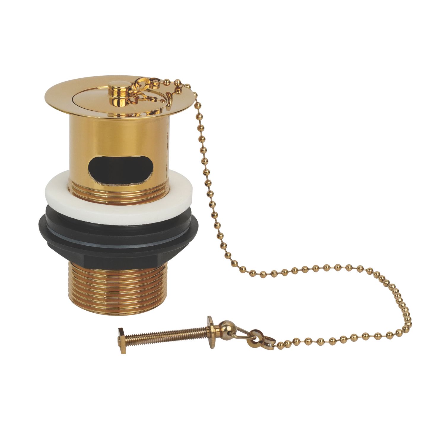 Slotted Basin Waste with Chain (66389)