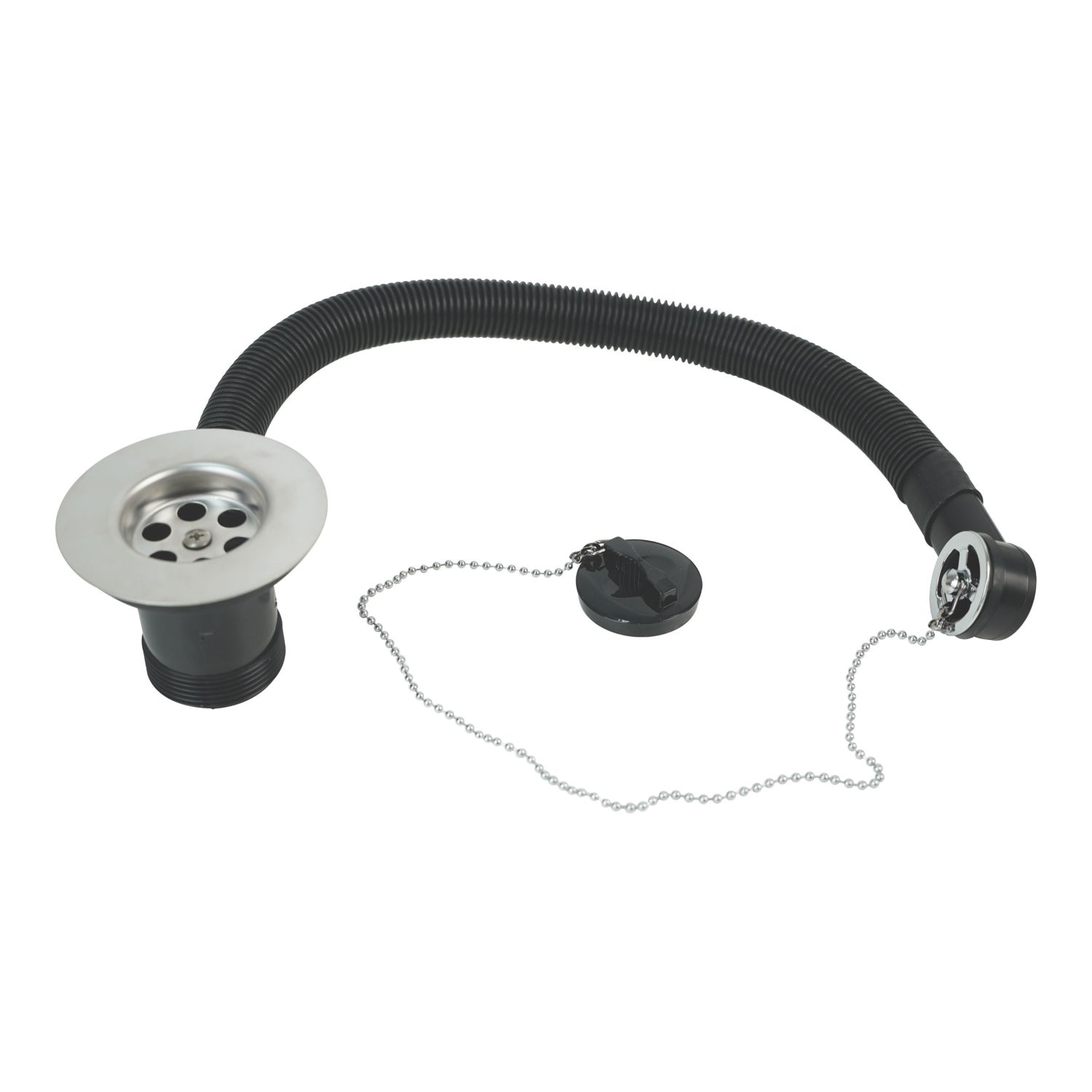 Flomasta Sink Waste with Overflow 12" (665JN)