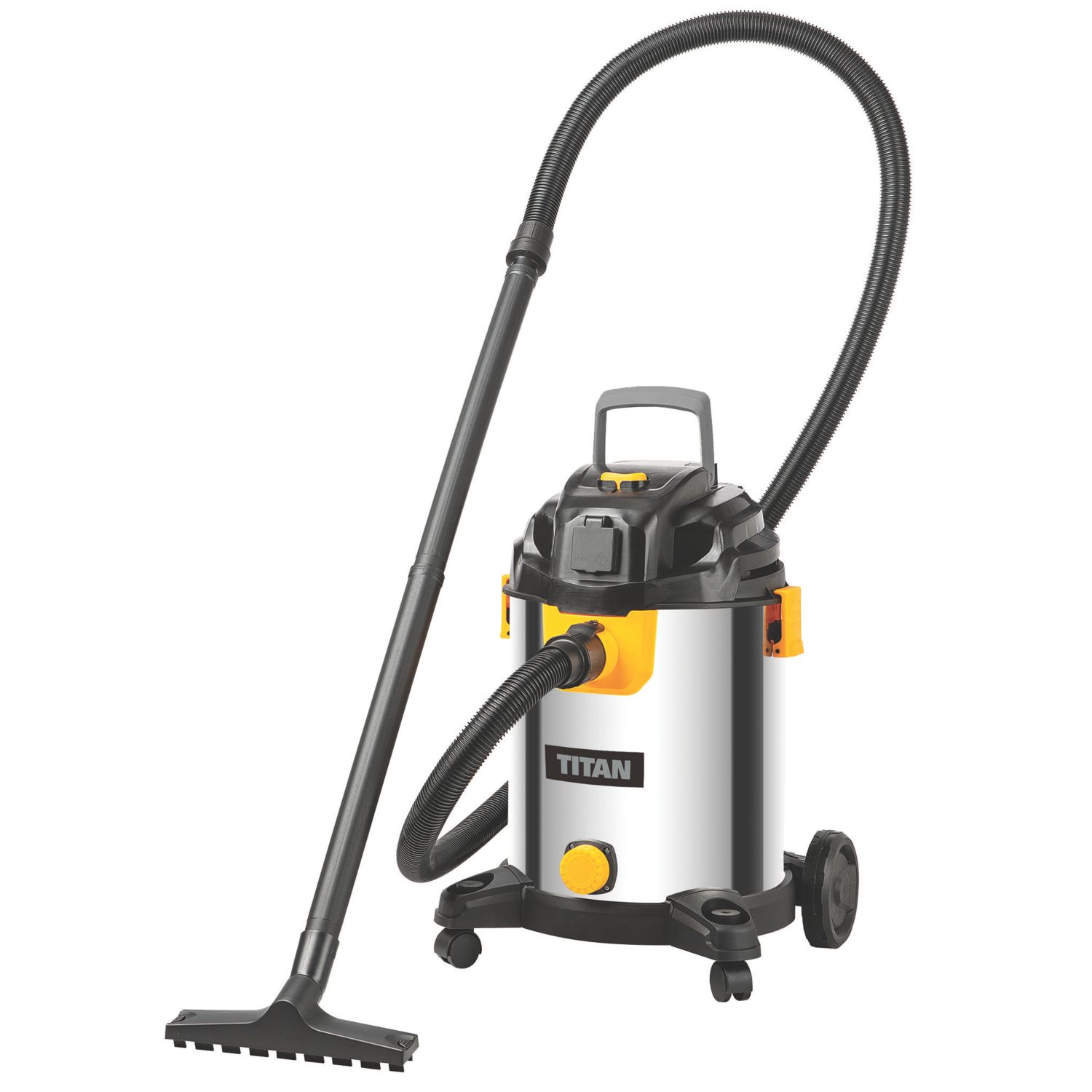 Titan TTB776VAC 1400W 30Ltr Wet & Dry Vacuum 220-240V (665KH)