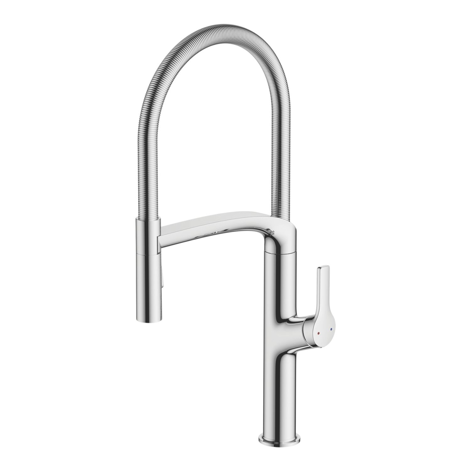 Swirl Boyne Pull-Out Spray Mixer Kitchen Tap Chrome-Effect (665YT)