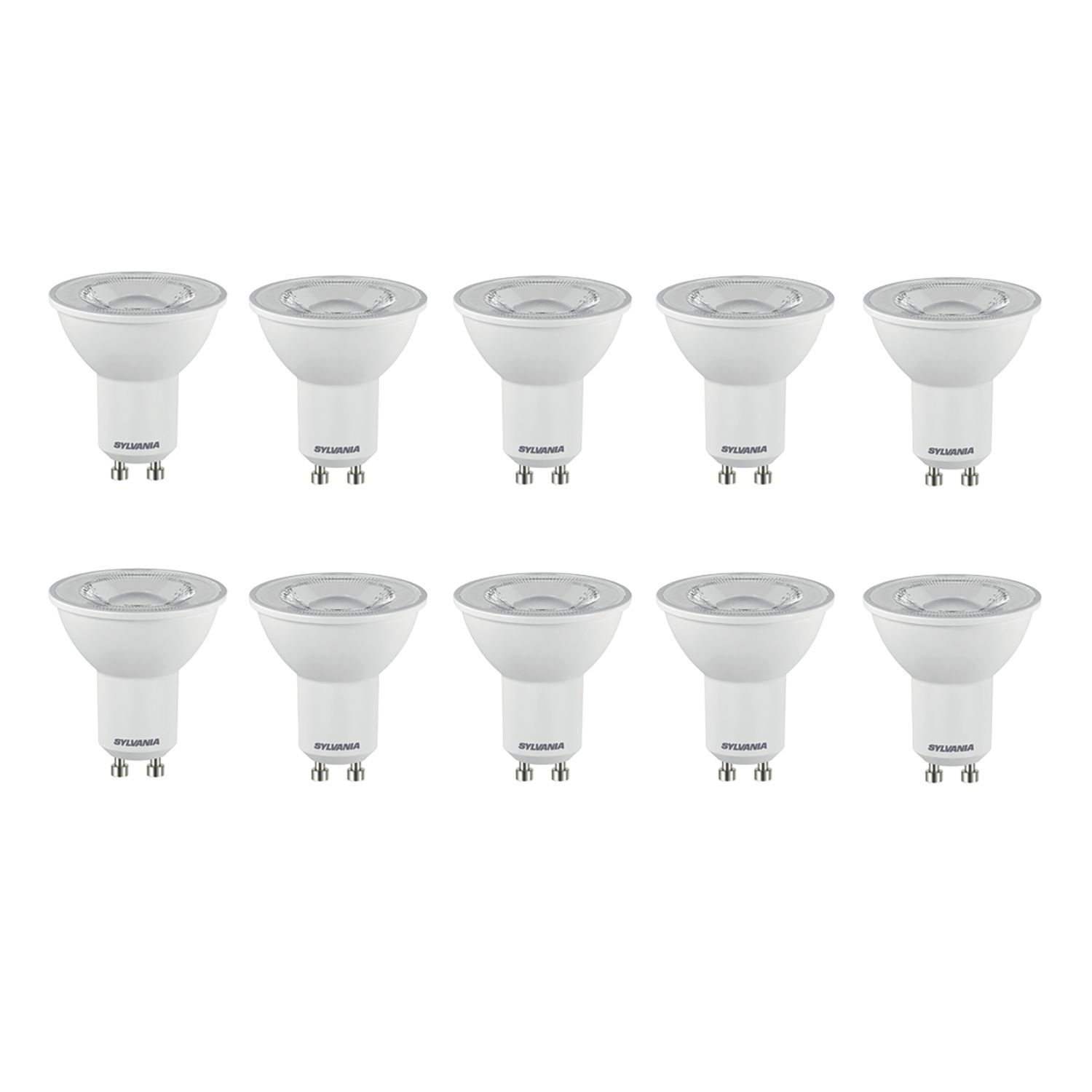 Sylvania RefLED GU10 LED Light Bulb 345lm 4.2W 10 Pack (666PP)