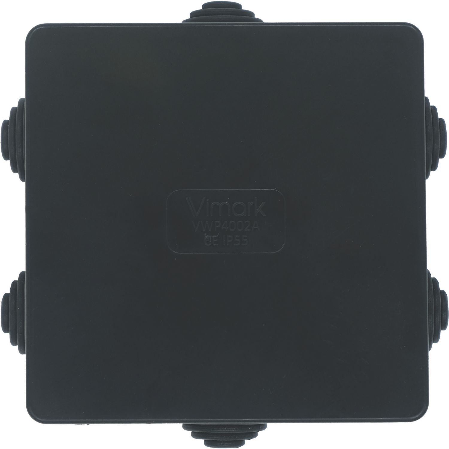 Vimark 6-Entry Square Junction Box with Knockouts 88mm x 45mm x 88mm (666YE)