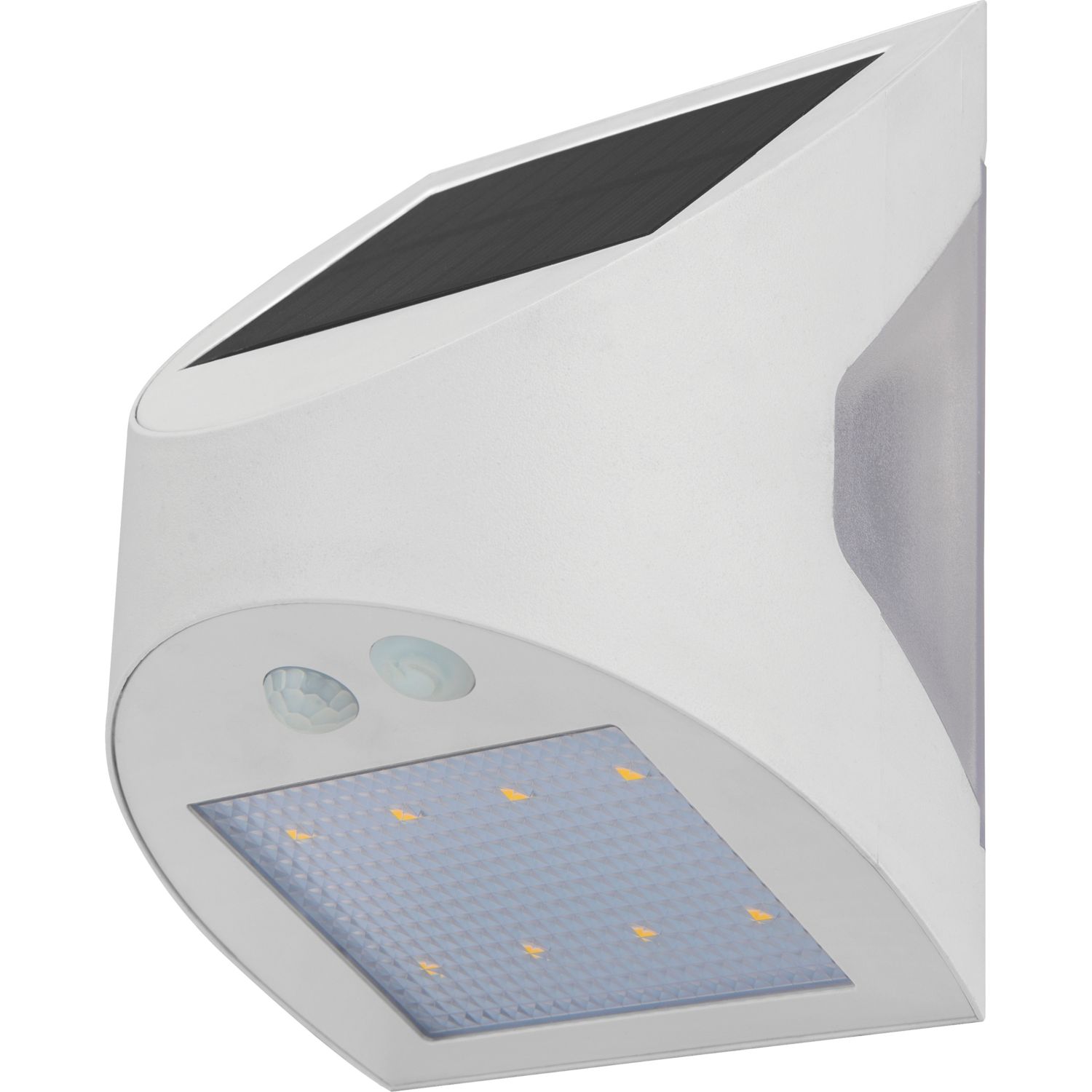 Luceco Prysm Outdoor LED Solar With PIR Sensor White 300lm (667CL)