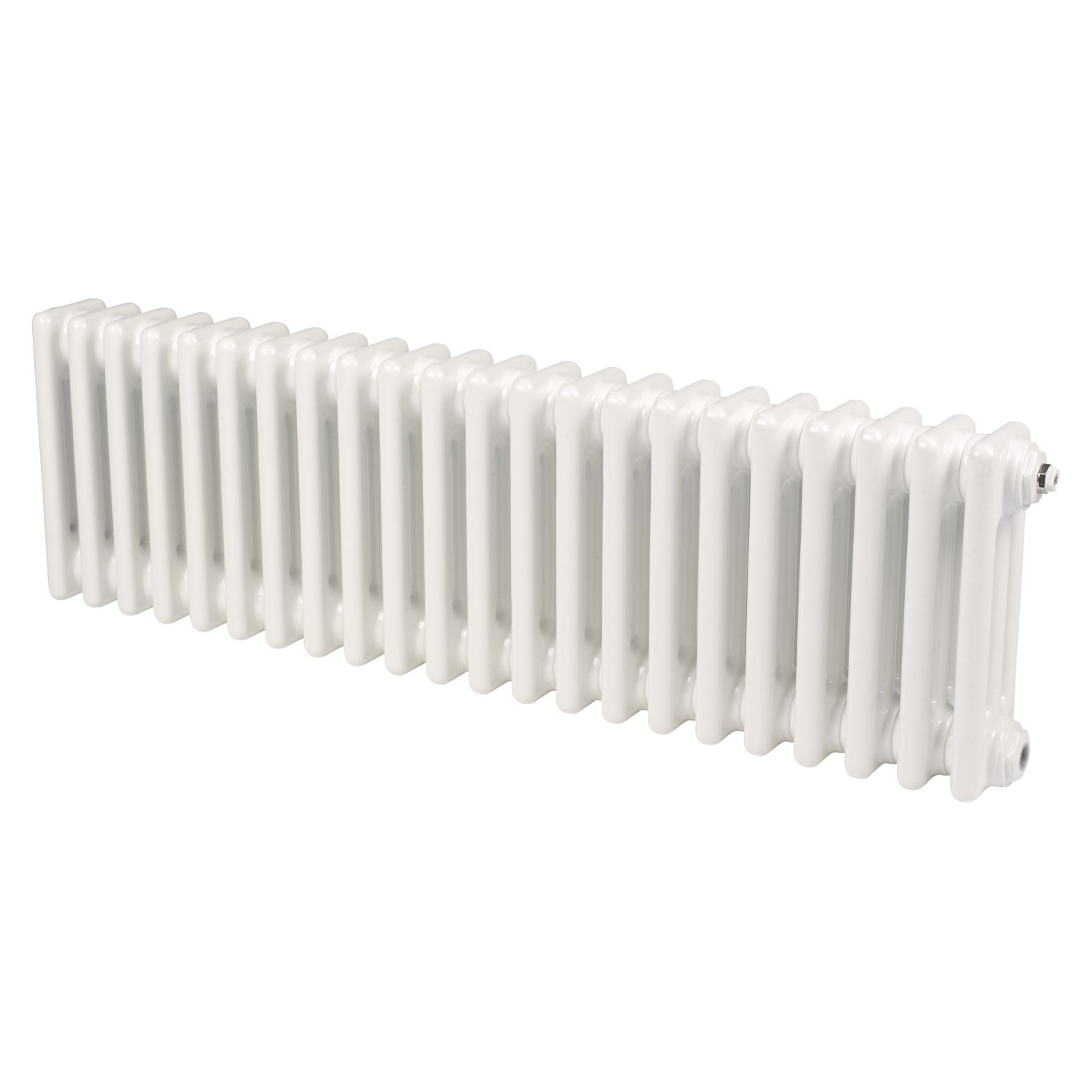 Acova 300mm x 812mm 1857BTU White Horizontal 3 Column Radiator (66882)