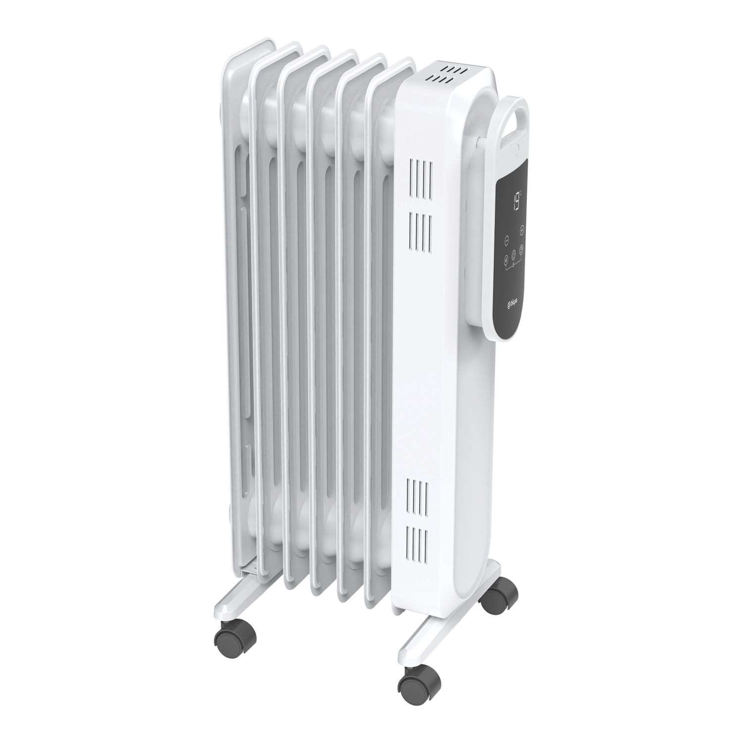 Blyss 1500W Electric Portable Oil-Filled Radiator White (668CJ)